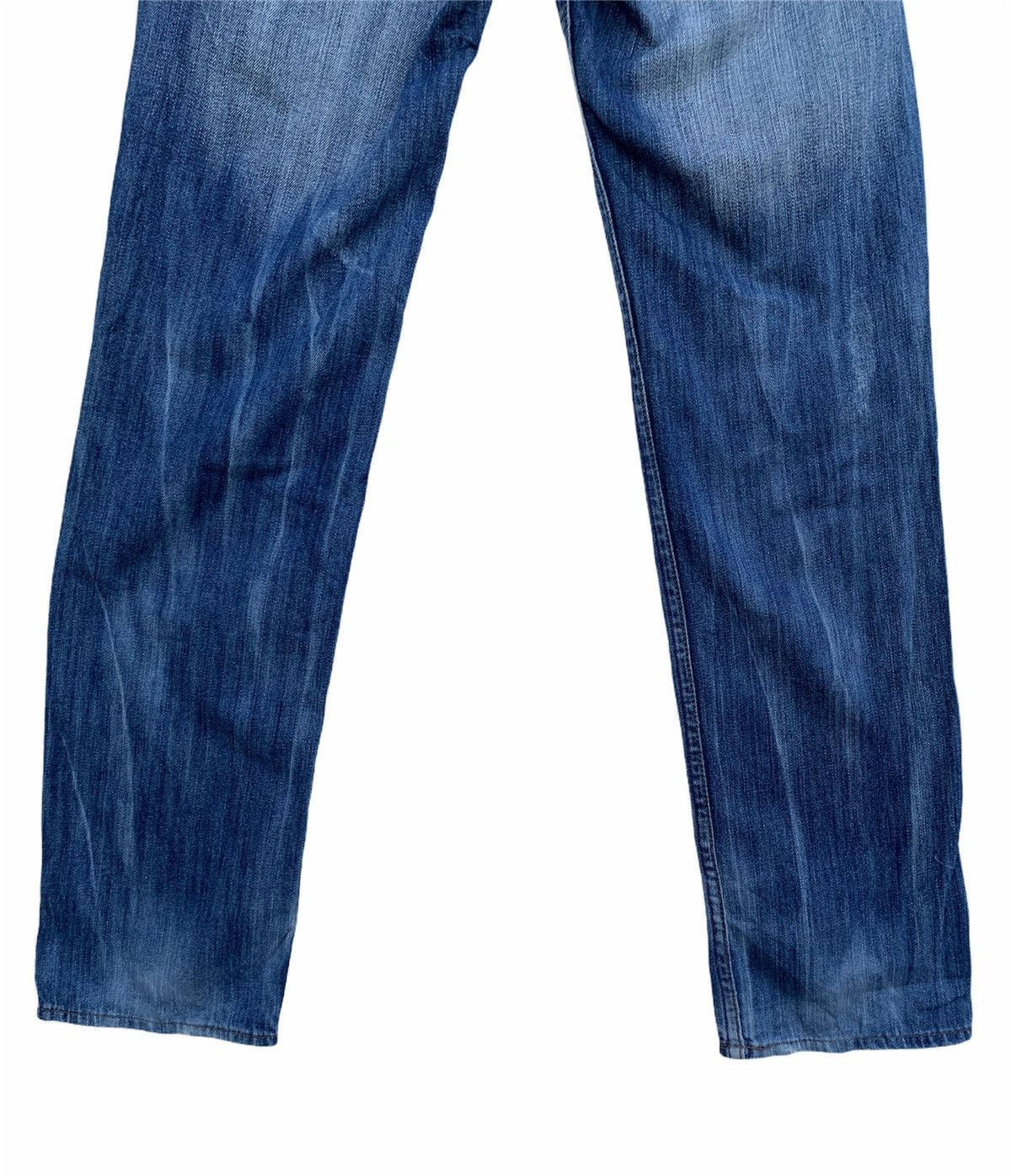 Japanese Brand Japanese Brand Double Waist Jeans Distressed Denim Size US 31 - 11 Thumbnail