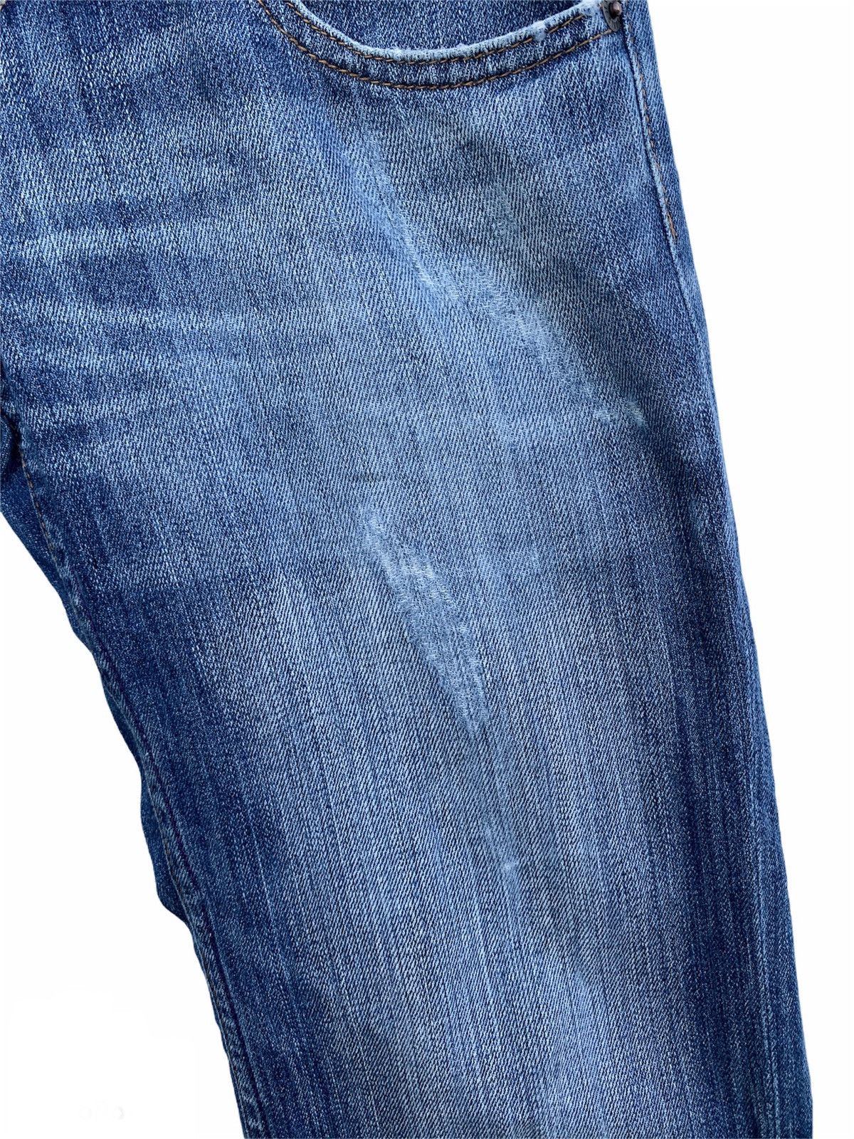 Japanese Brand Japanese Brand Double Waist Jeans Distressed Denim Size US 31 - 9 Thumbnail