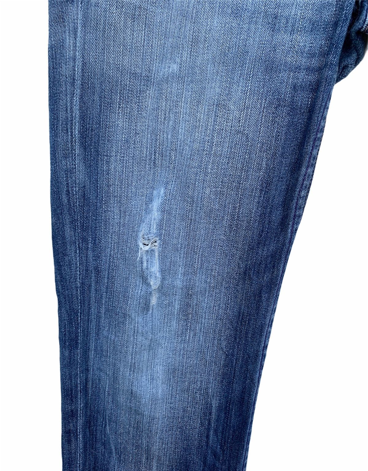 Japanese Brand Japanese Brand Double Waist Jeans Distressed Denim Size US 31 - 8 Thumbnail