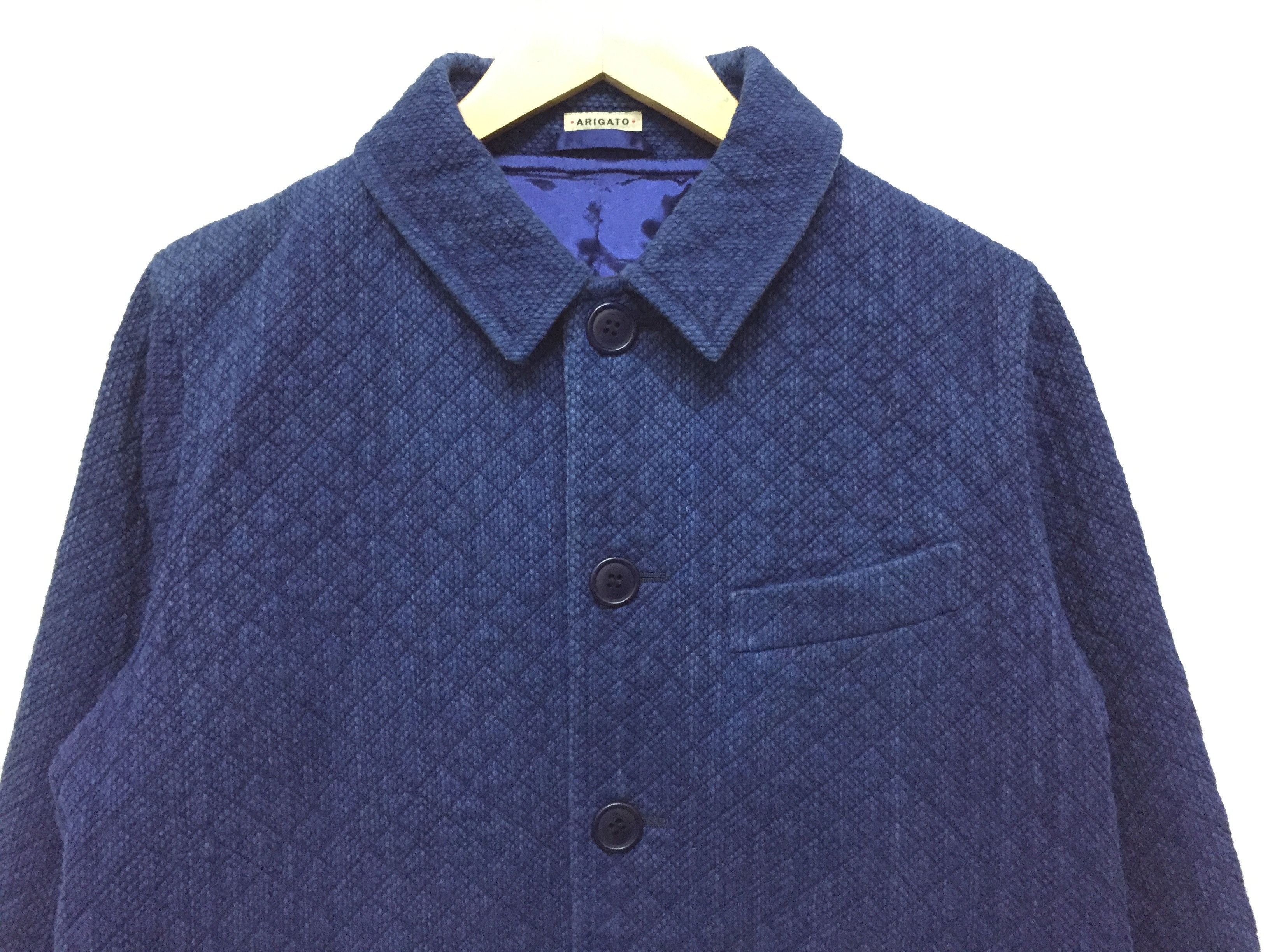 Blue Blue Japan Pure Indigo Denim Quilted long jacket kapital Size US M / EU 48-50 / 2 - 4 Thumbnail