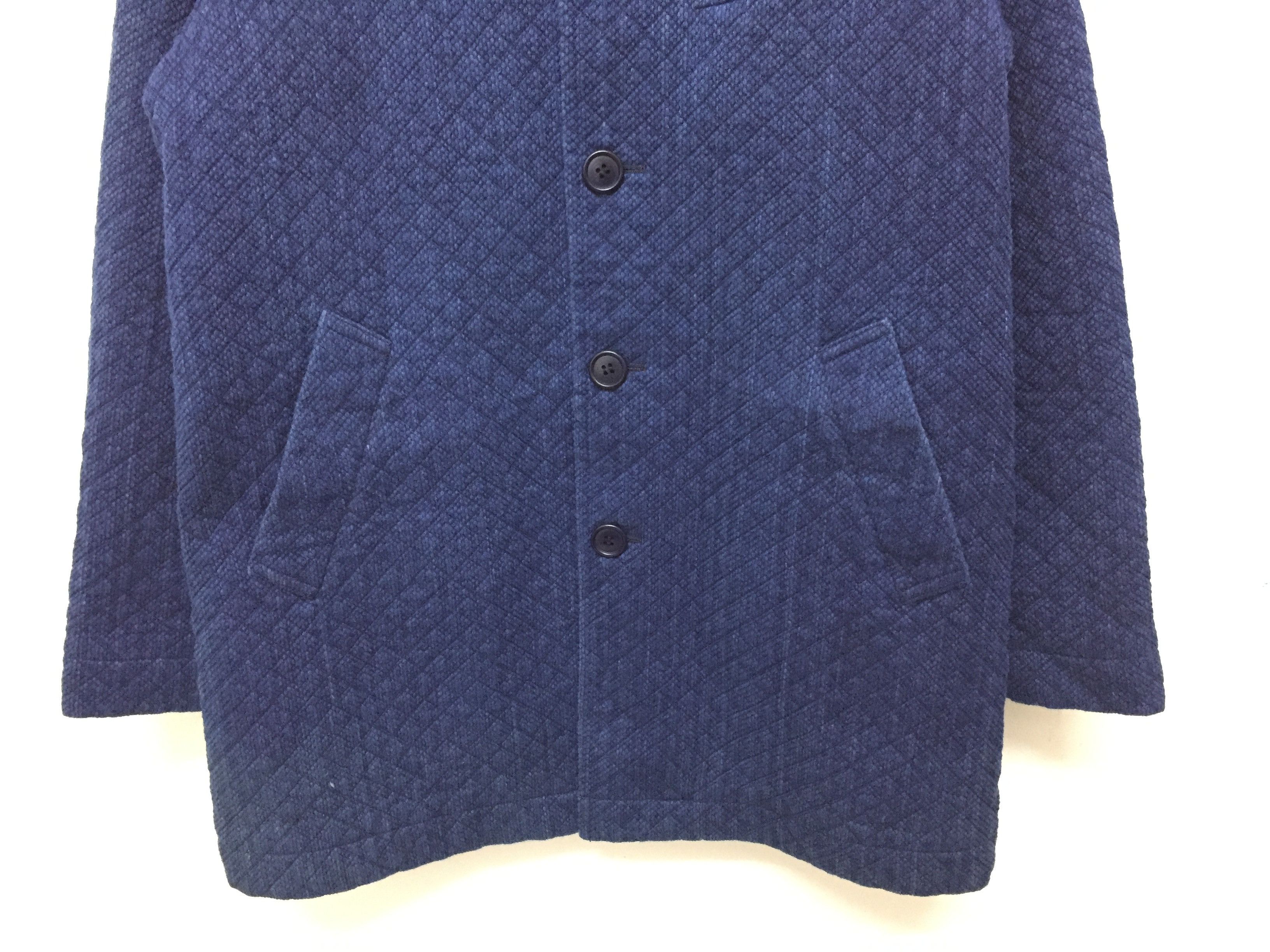 Blue Blue Japan Pure Indigo Denim Quilted long jacket kapital Size US M / EU 48-50 / 2 - 5 Thumbnail