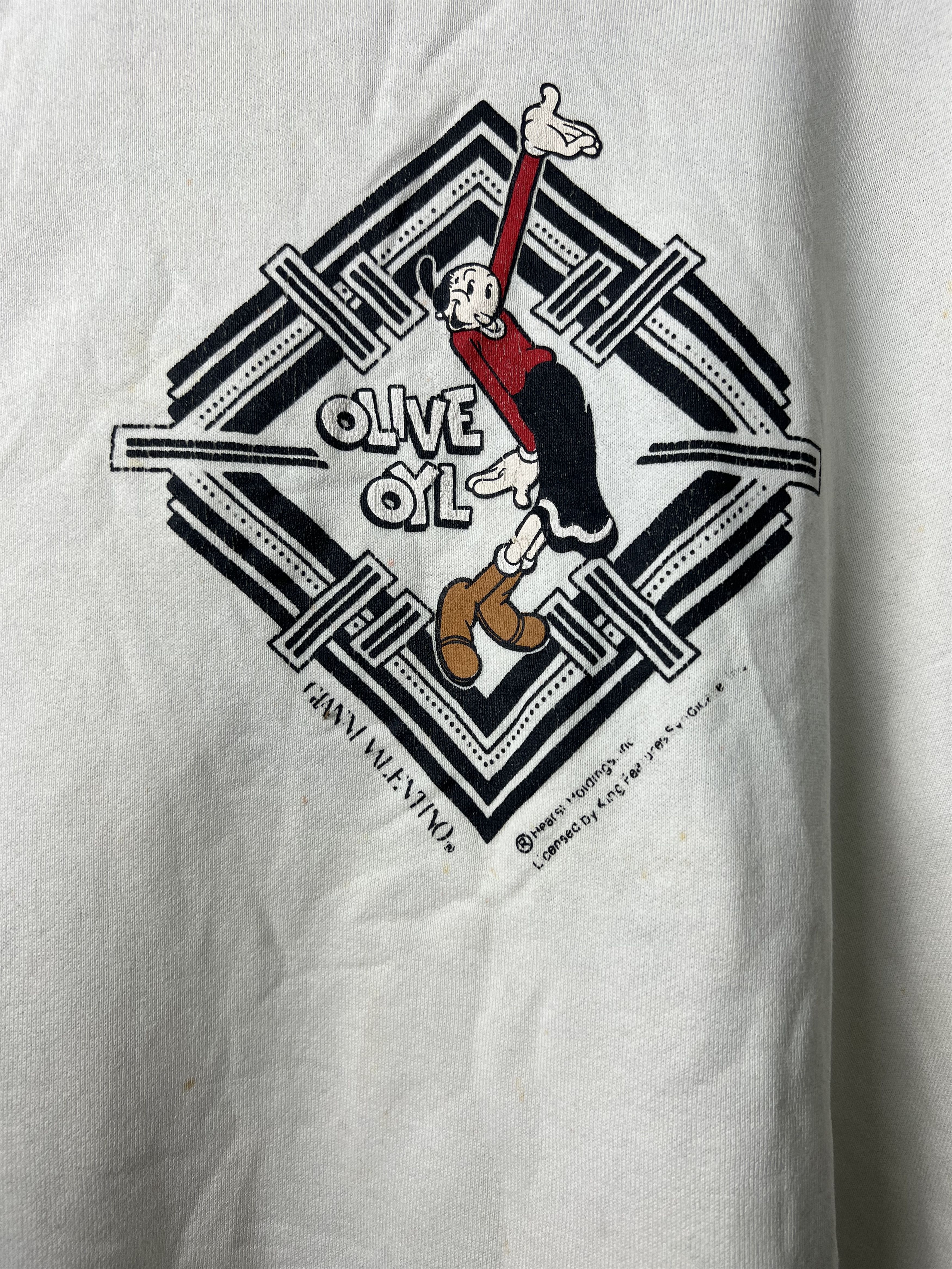 Gianni Valentino 🔥Rare Vintage Gianni Valentino Olive Oyl Sweatshirts Size US M / EU 48-50 / 2 - 8 Thumbnail