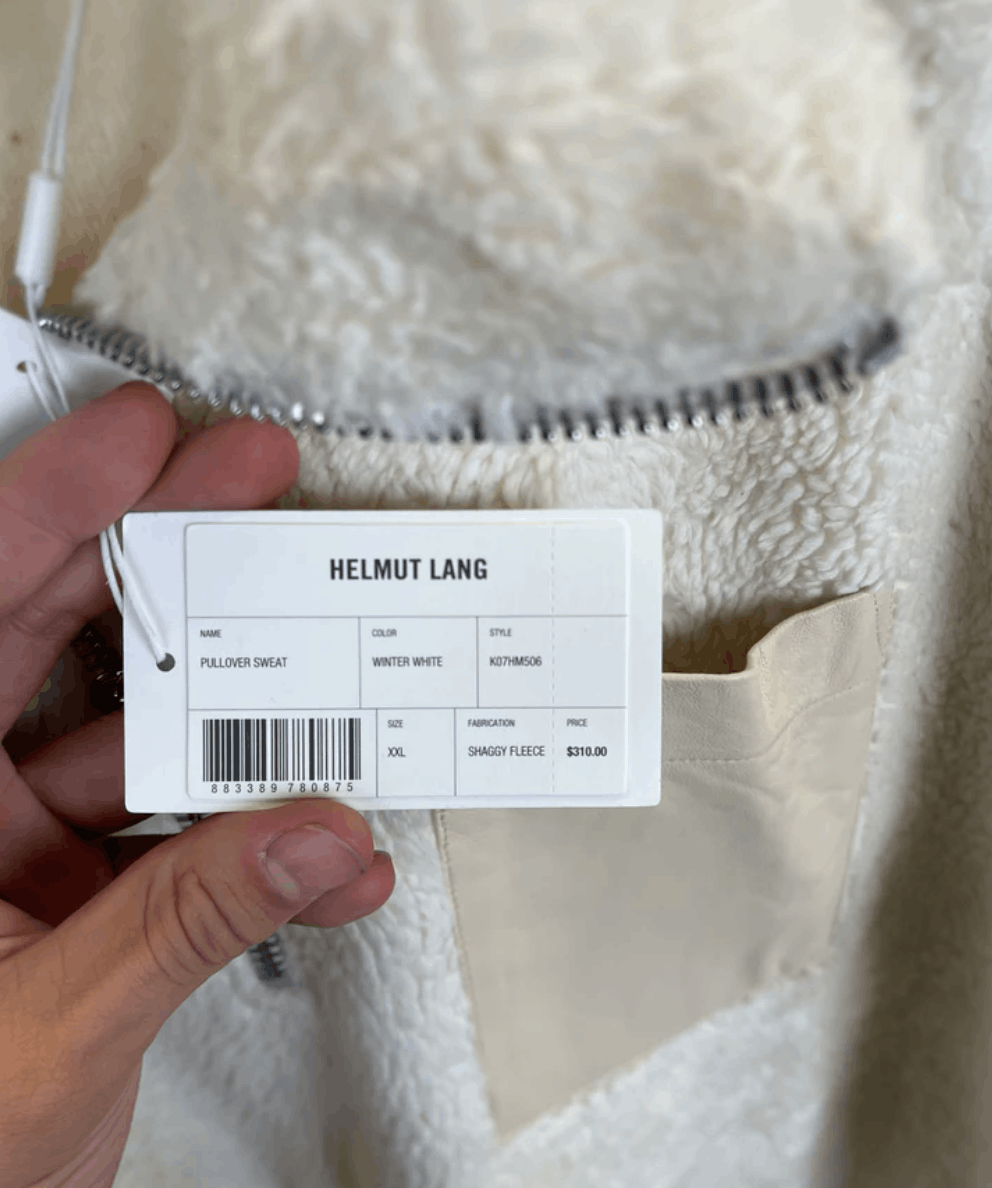 Helmut Lang HELMUT LANG Shaggy Fleece Sweatshirt Size US XXL / EU 58 / 5 - 6 Thumbnail