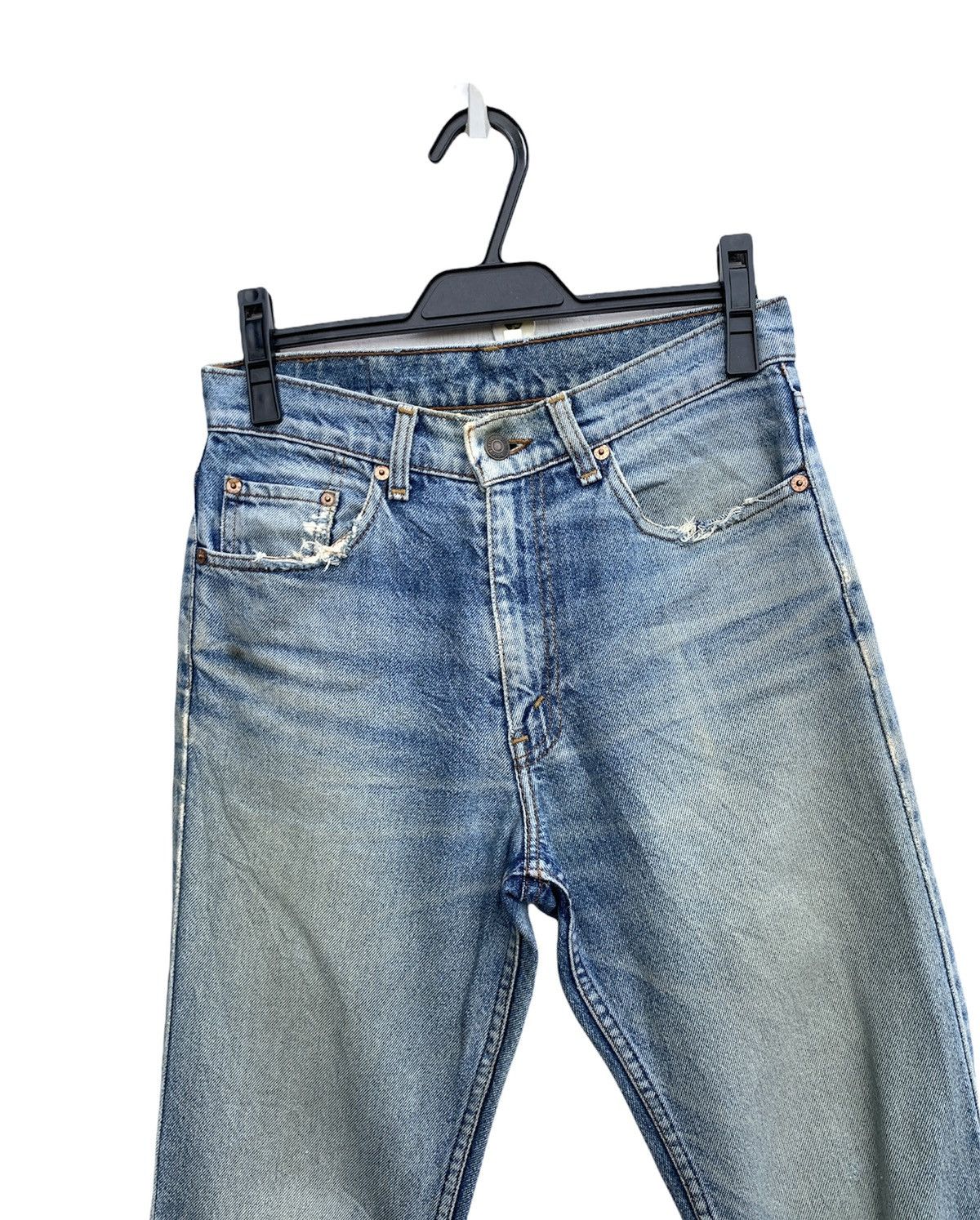 Levi's × Vintage Vintage Levis 606 Orange Tag Distressed Denim Size US 29 - 2 Thumbnail