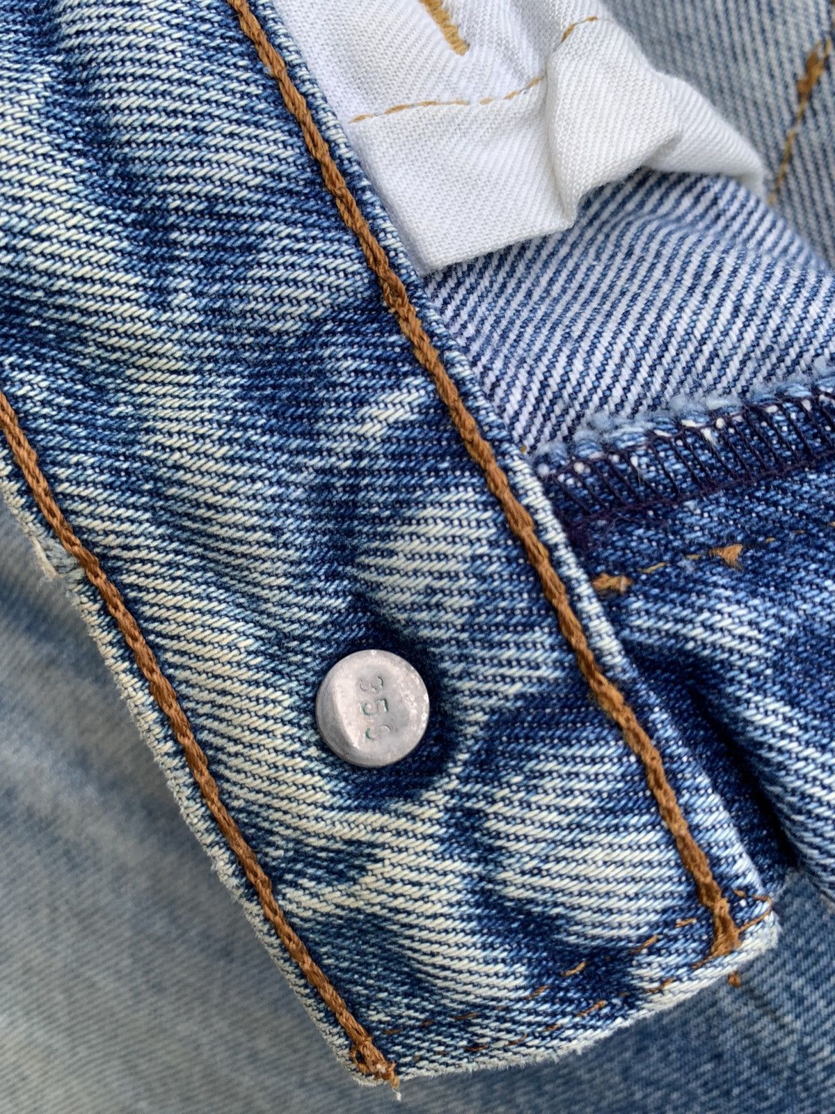 Levi's × Vintage Vintage Levis 606 Orange Tag Distressed Denim Size US 29 - 14 Thumbnail