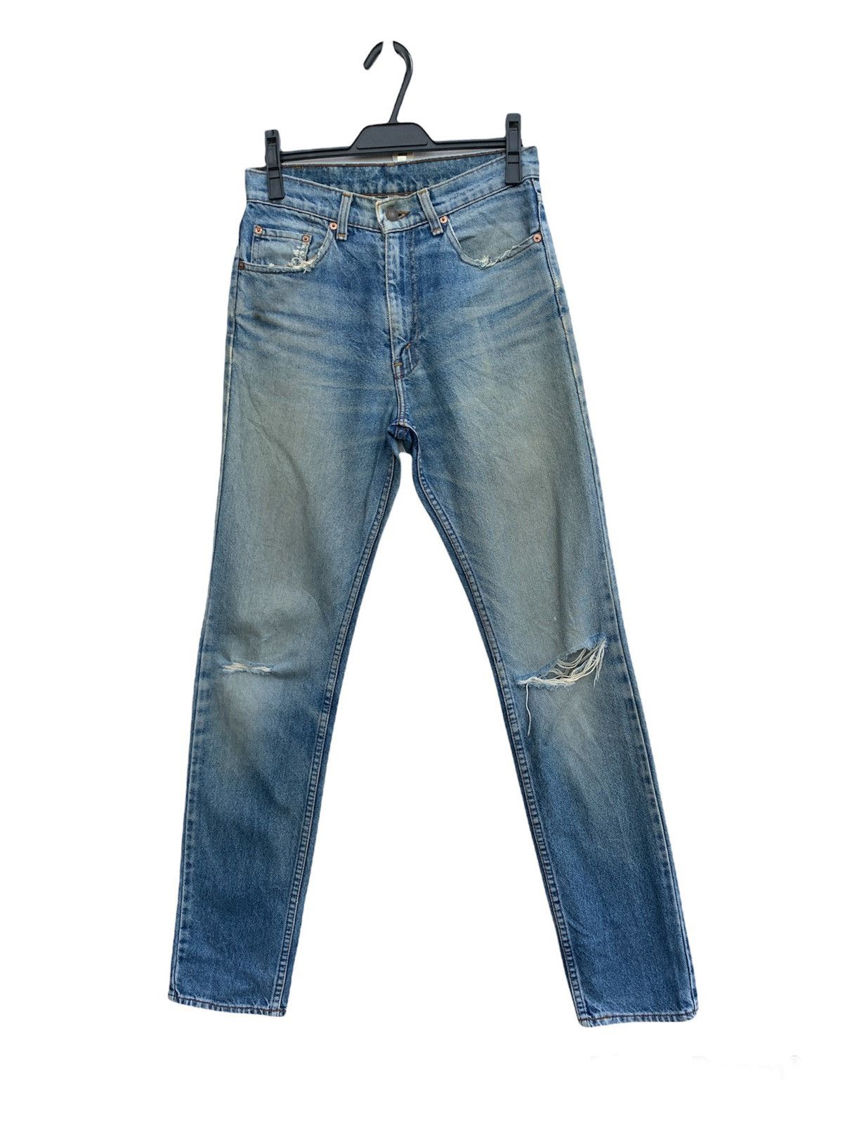 Levi's × Vintage Vintage Levis 606 Orange Tag Distressed Denim Size US 29 - 1 Thumbnail