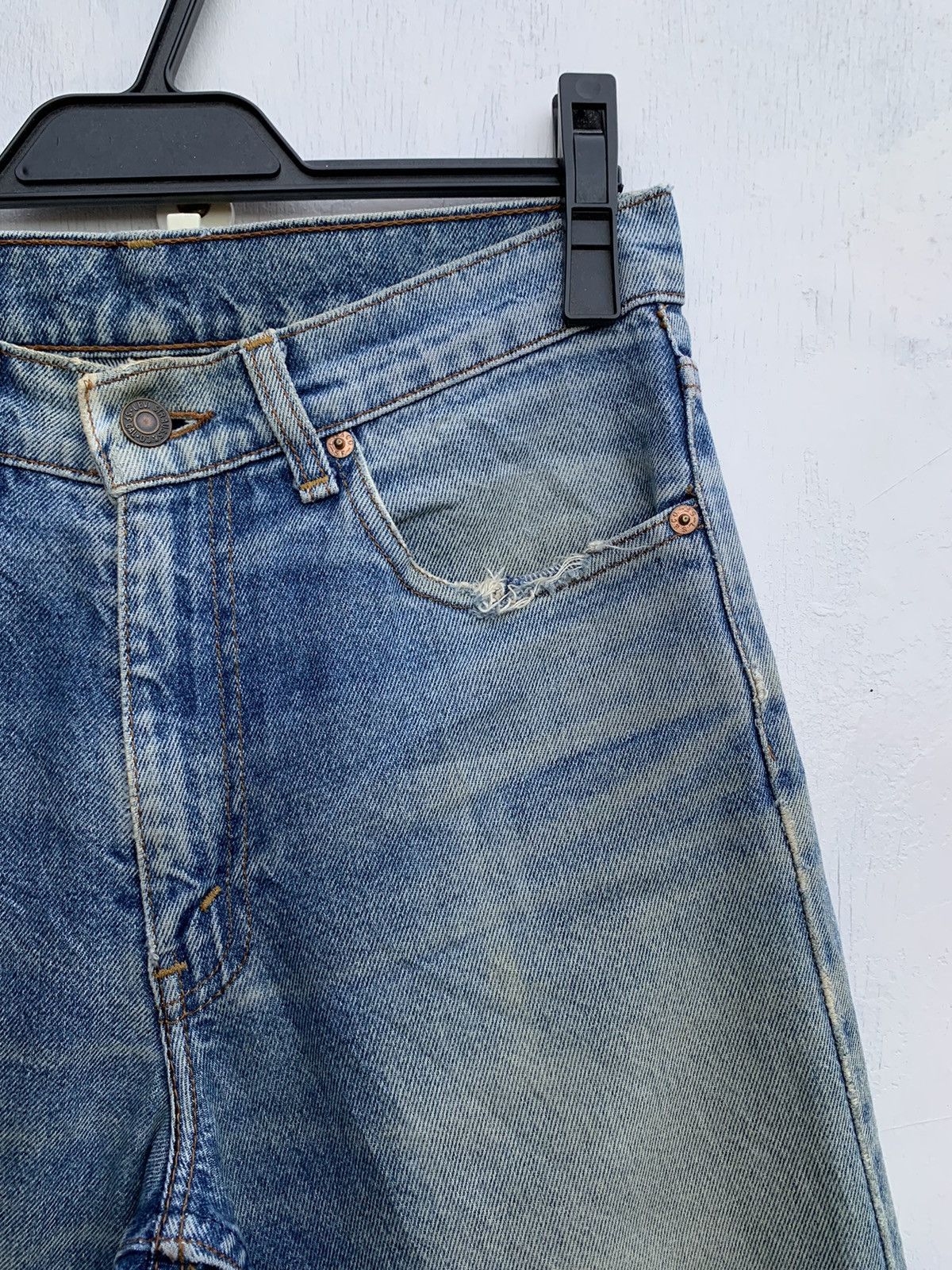 Levi's × Vintage Vintage Levis 606 Orange Tag Distressed Denim Size US 29 - 7 Thumbnail