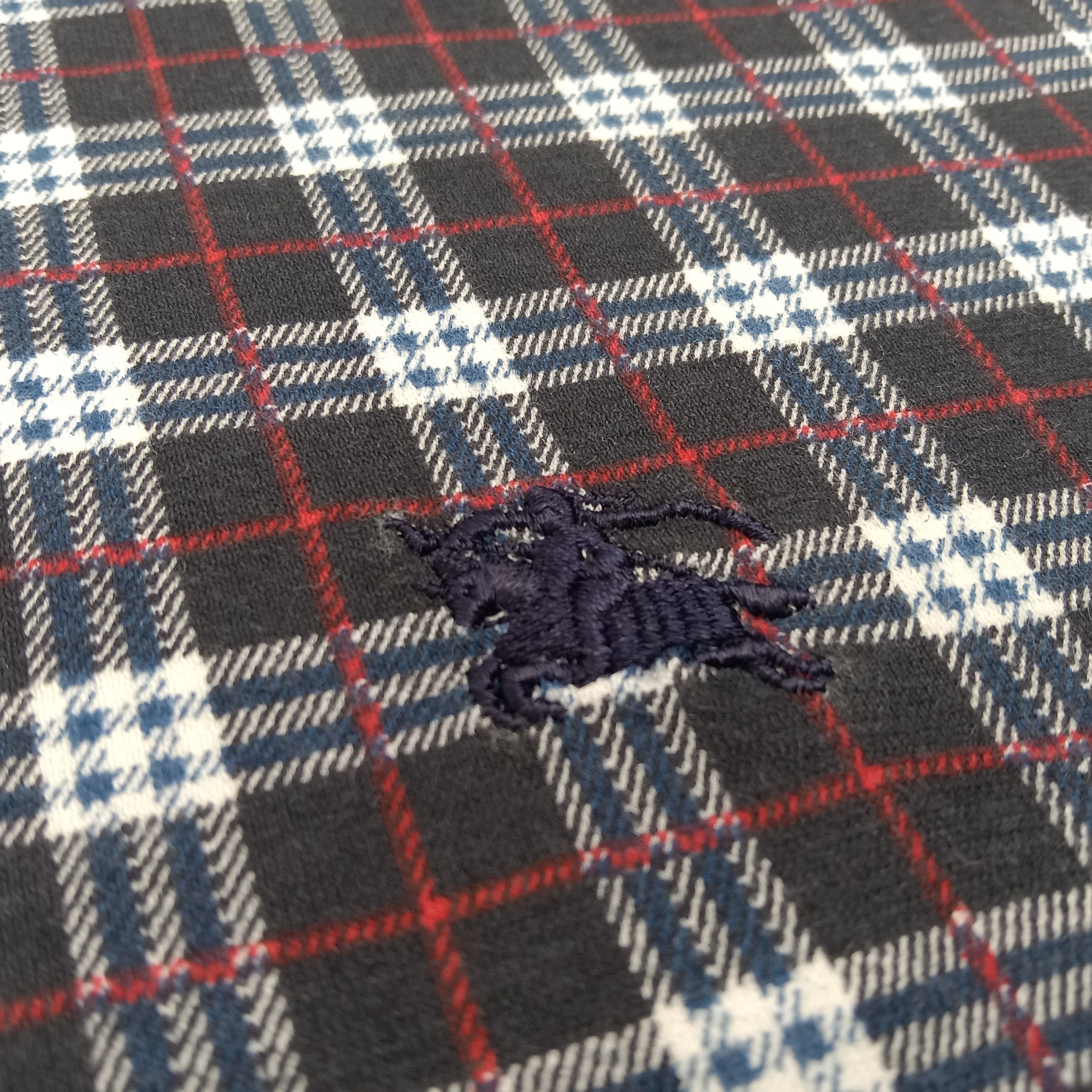 Burberry × Vintage Vintage BURBERRY'S Nova Check Polo Shirt Size US L / EU 52-54 / 3 - 2 Thumbnail