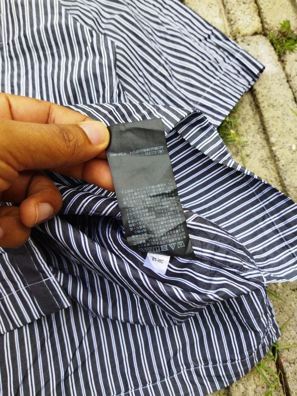 Jil Sander × Uniqlo Jil Sander X Uniqlo Striped Oversized Shirt Size US L / EU 52-54 / 3 - 5 Thumbnail