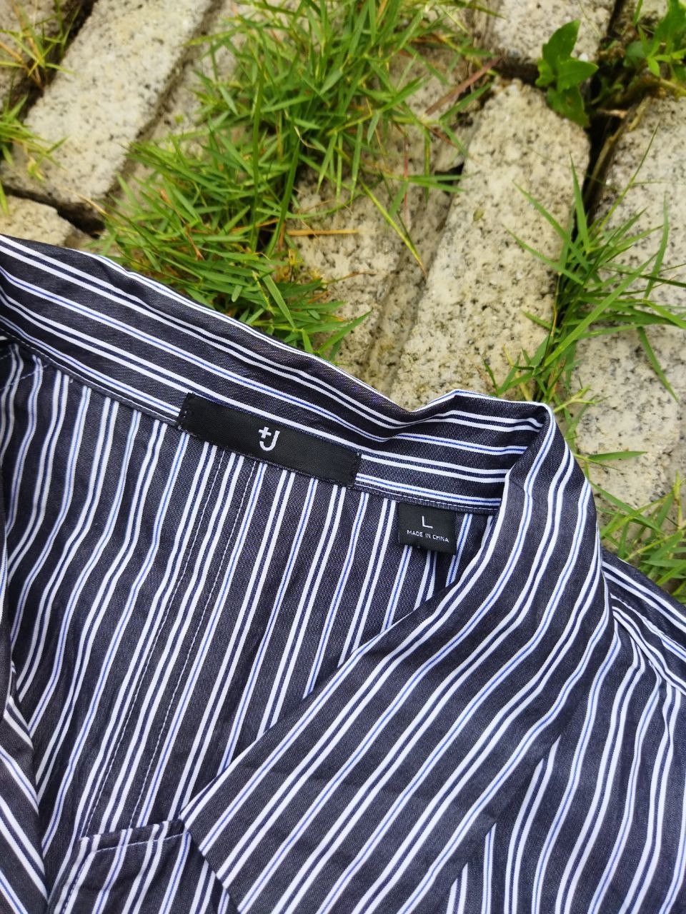 Jil Sander × Uniqlo Jil Sander X Uniqlo Striped Oversized Shirt Size US L / EU 52-54 / 3 - 4 Thumbnail