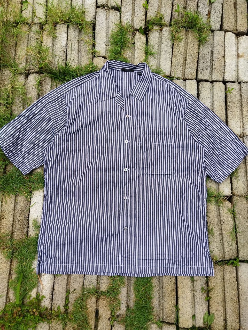Jil Sander × Uniqlo Jil Sander X Uniqlo Striped Oversized Shirt Size US L / EU 52-54 / 3 - 1 Thumbnail