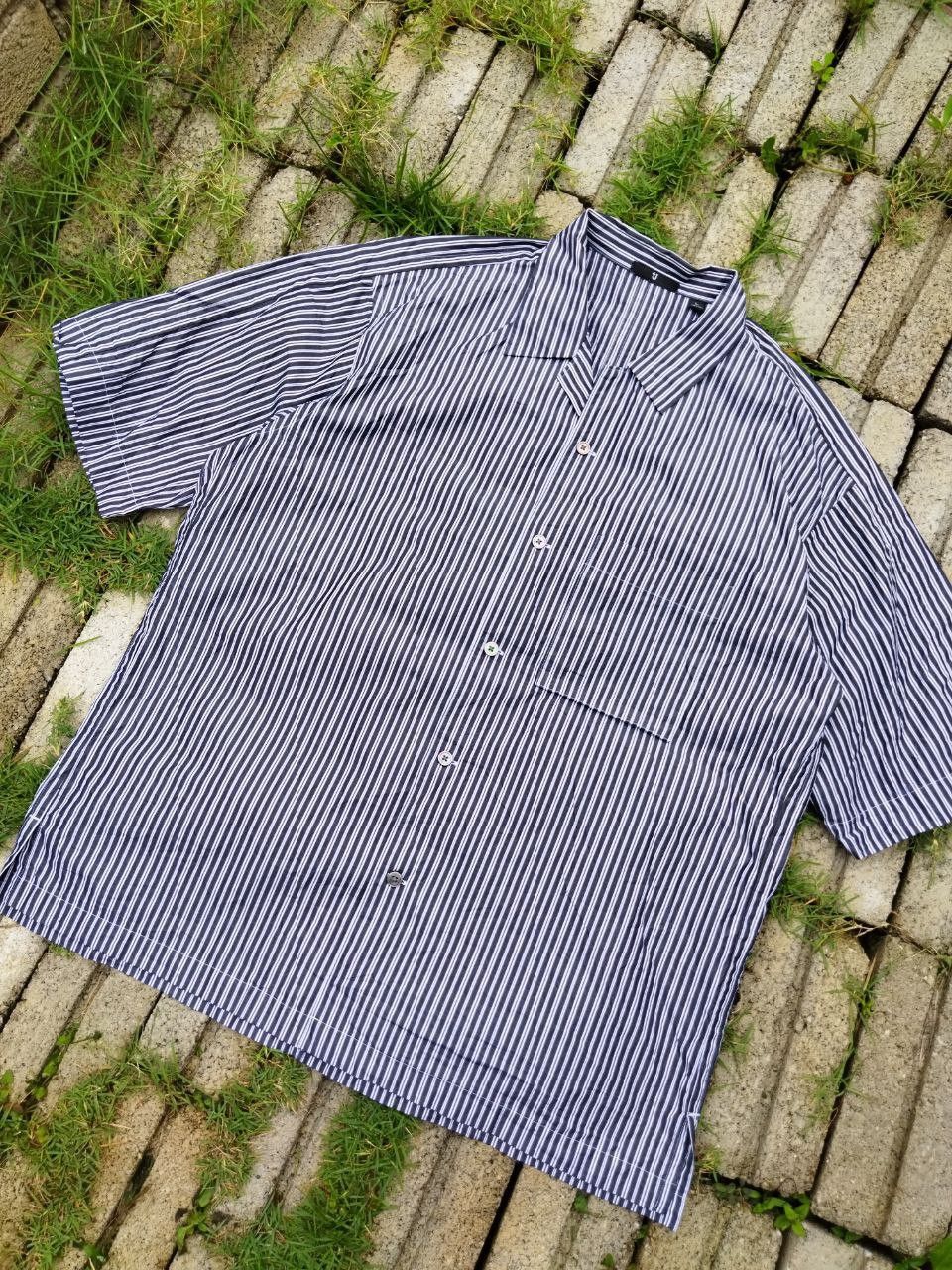 Jil Sander × Uniqlo Jil Sander X Uniqlo Striped Oversized Shirt Size US L / EU 52-54 / 3 - 2 Thumbnail