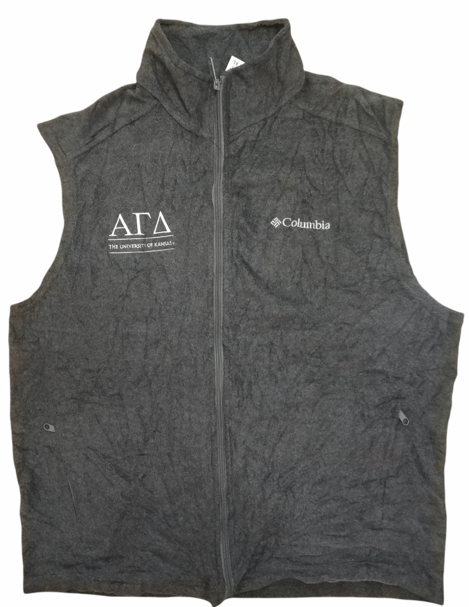 Columbia 🔥 University of Kansas Fleece Vest Size US L / EU 52-54 / 3 - 1 Thumbnail