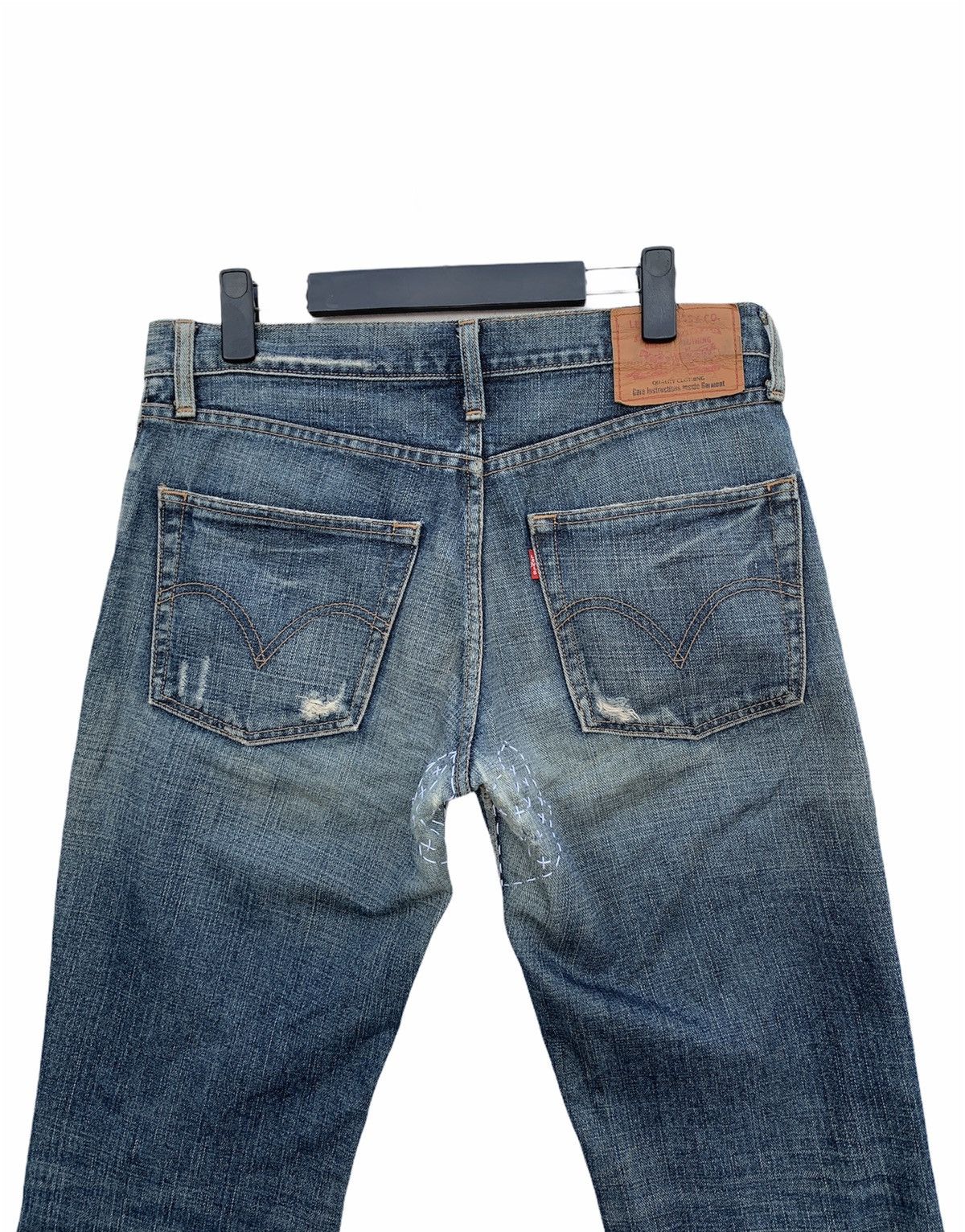 Levi's × Vintage Vintage 90s Levi's Top Button J36 DISTRESSED DENIM Size US 33 - 6 Thumbnail