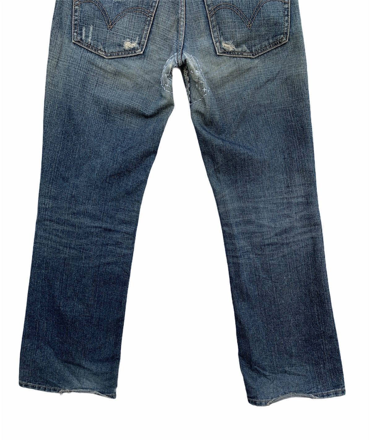 Levi's × Vintage Vintage 90s Levi's Top Button J36 DISTRESSED DENIM Size US 33 - 7 Thumbnail