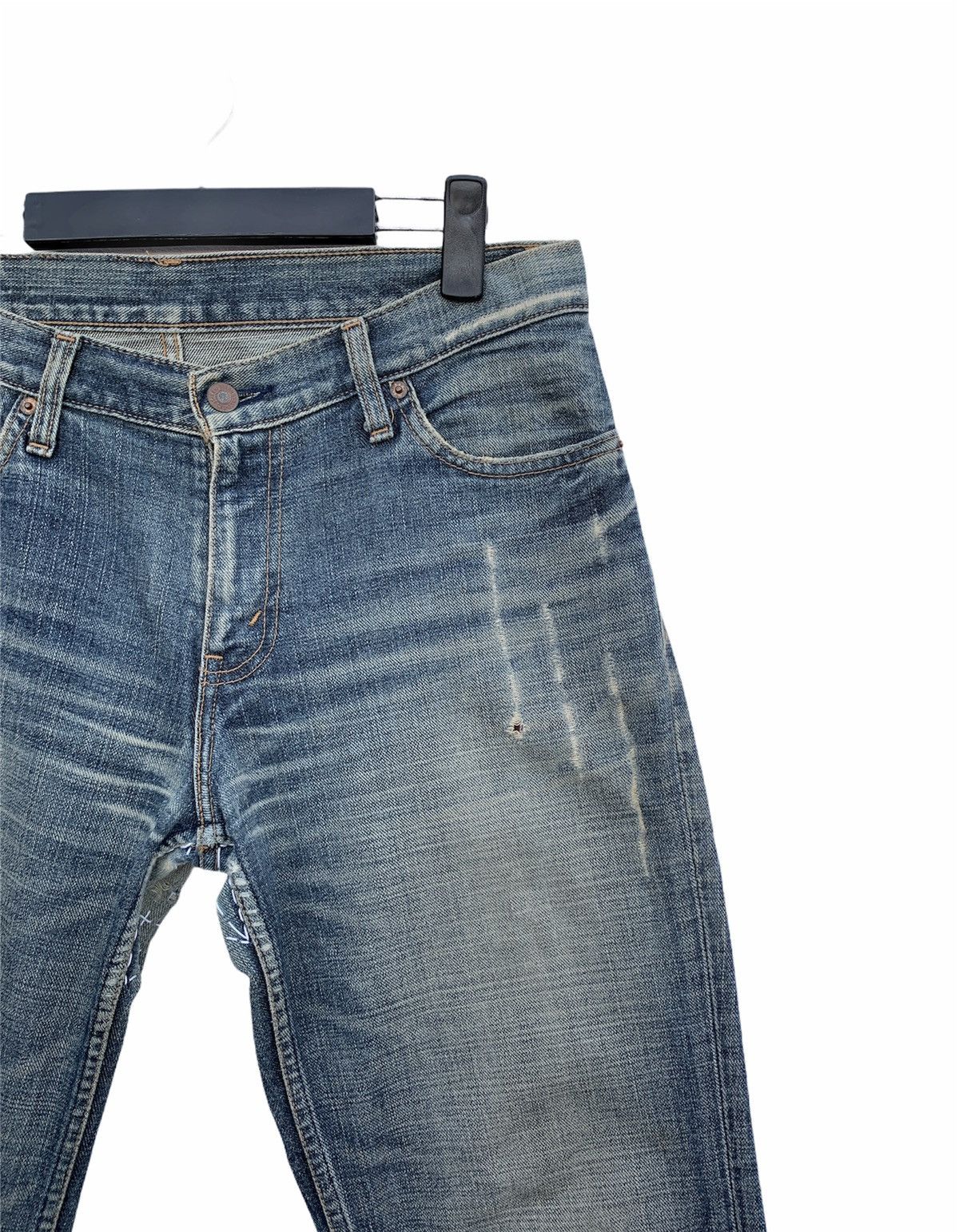 Levi's × Vintage Vintage 90s Levi's Top Button J36 DISTRESSED DENIM Size US 33 - 5 Thumbnail