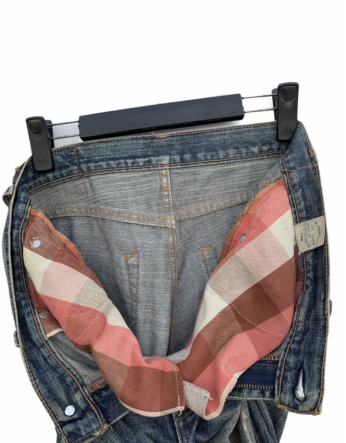 Levi's × Vintage Vintage 90s Levi's Top Button J36 DISTRESSED DENIM Size US 33 - 14 Thumbnail