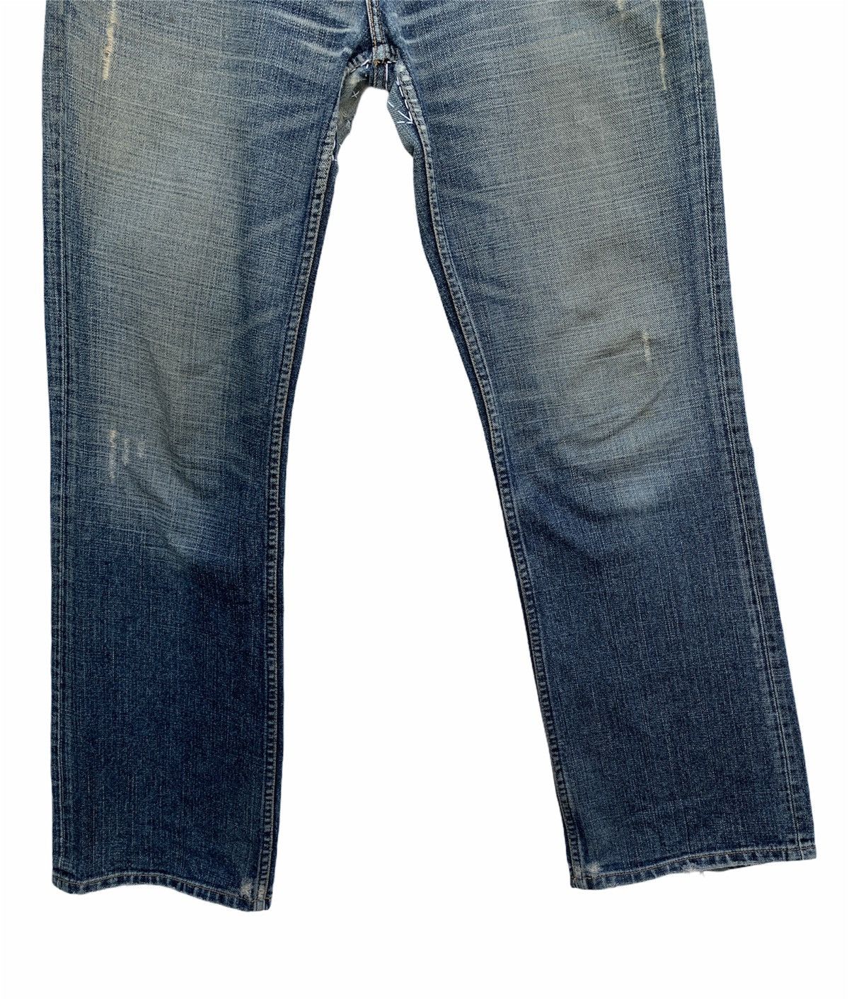 Levi's × Vintage Vintage 90s Levi's Top Button J36 DISTRESSED DENIM Size US 33 - 3 Thumbnail