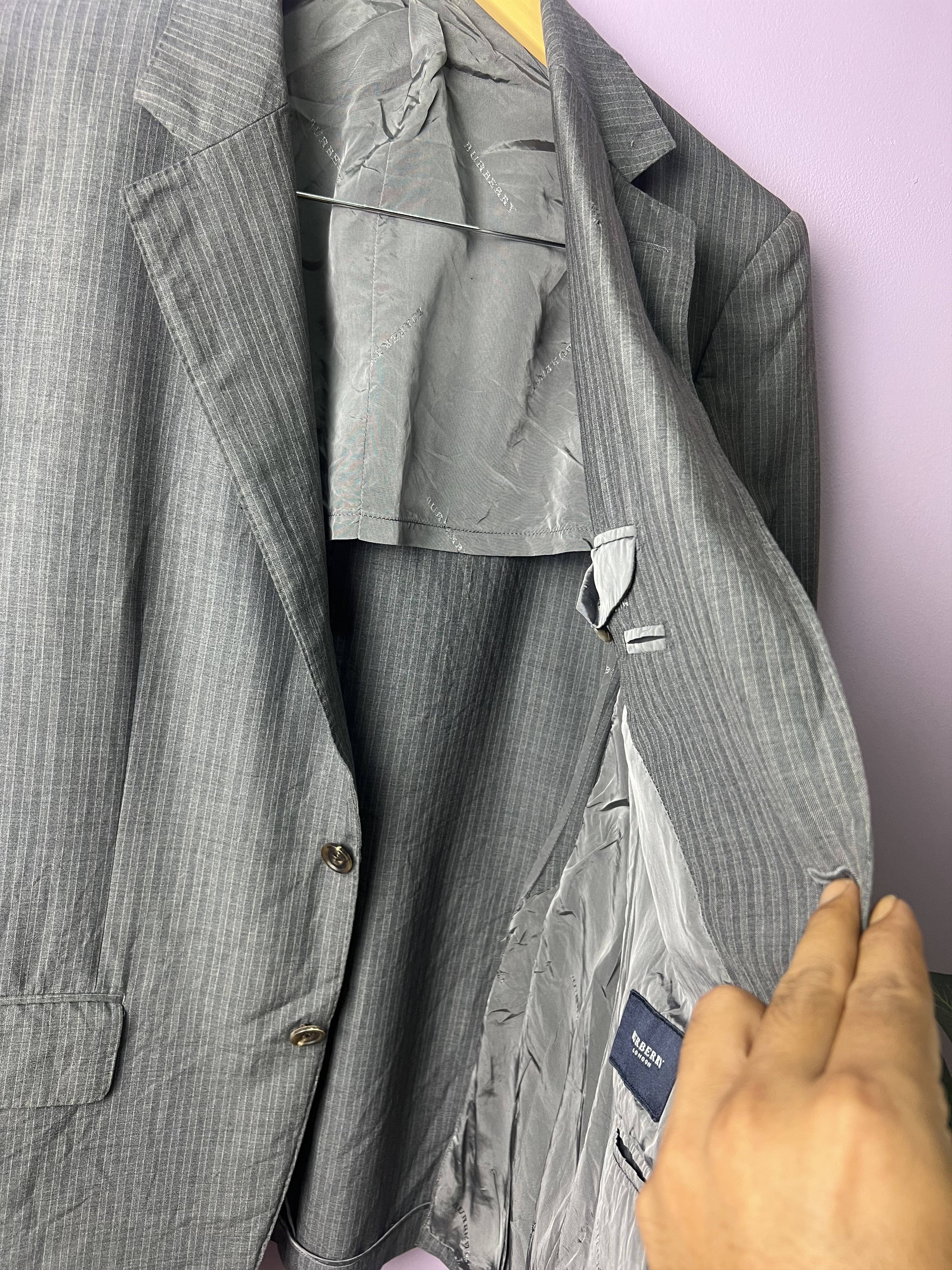 Burberry 🔥Vintage Burberry London Blazers Size 42R - 11 Thumbnail