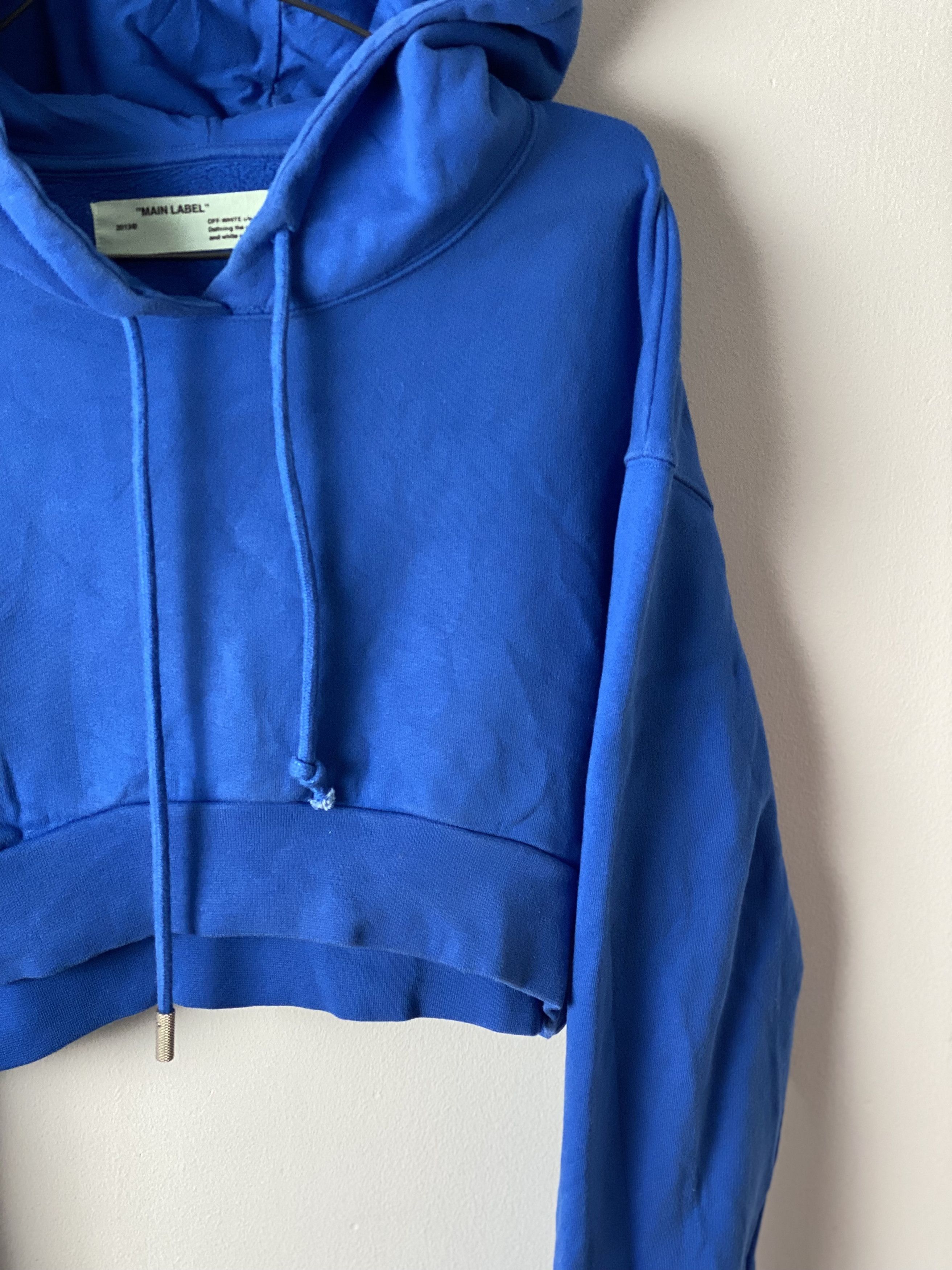 Off-White Off White cropped hoodie basic long sleeves Size US M / EU 48-50 / 2 - 2 Thumbnail