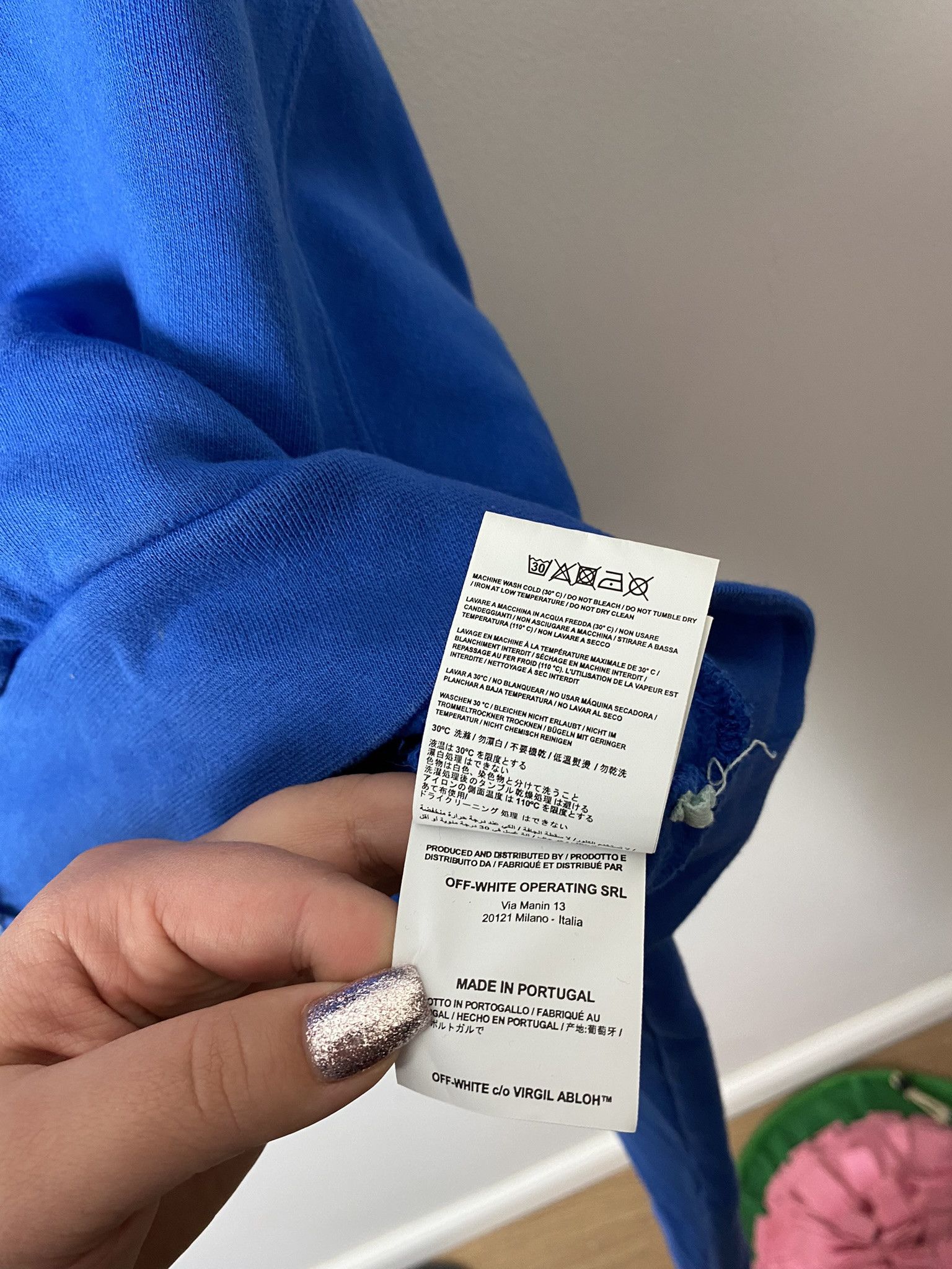 Off-White Off White cropped hoodie basic long sleeves Size US M / EU 48-50 / 2 - 6 Thumbnail