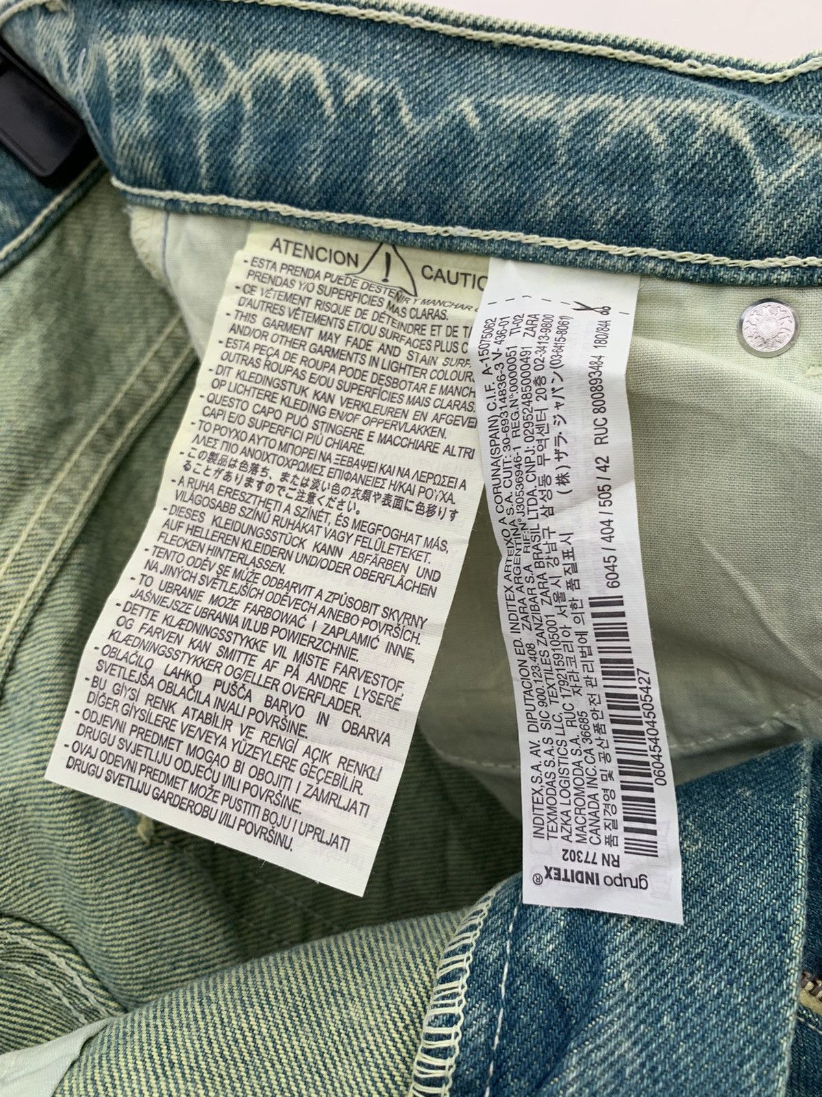 If Six Was Nine × Zara Zara Distressed Denim New With Tag Size US 33 - 19 Thumbnail