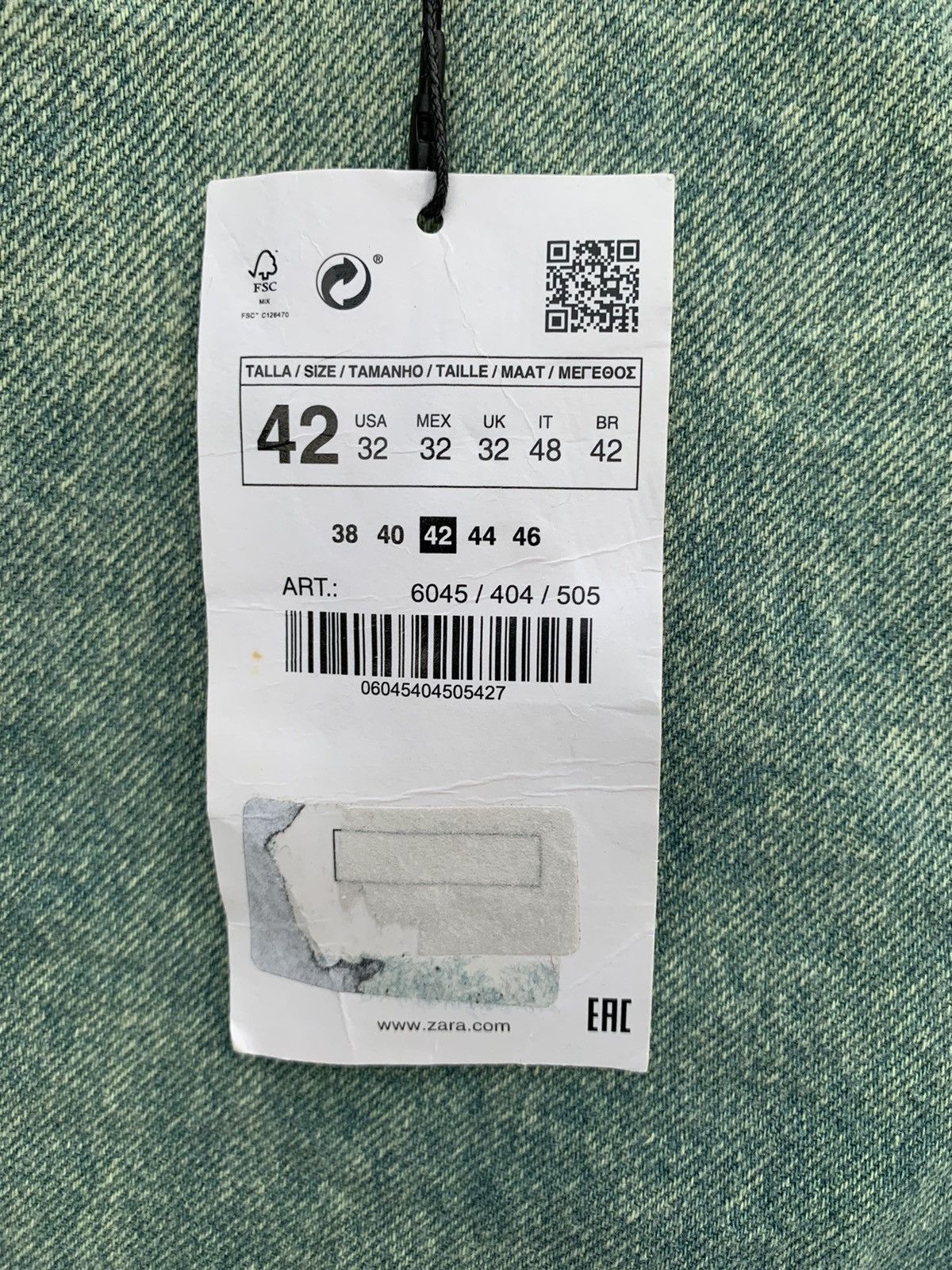 If Six Was Nine × Zara Zara Distressed Denim New With Tag Size US 33 - 17 Thumbnail