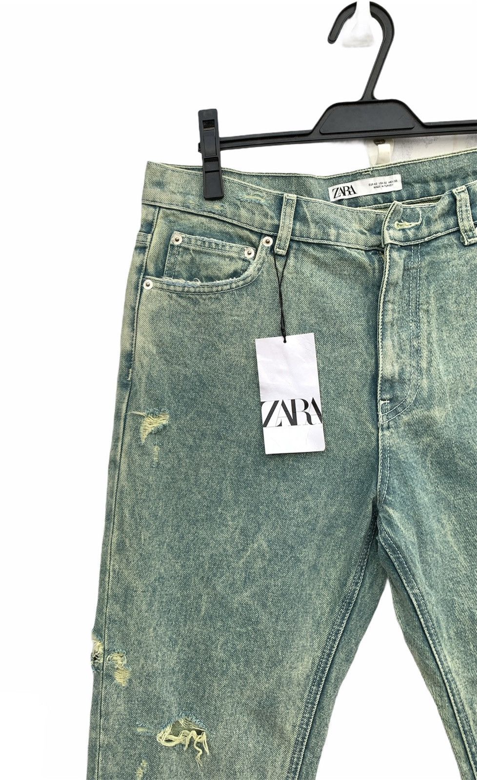 If Six Was Nine × Zara Zara Distressed Denim New With Tag Size US 33 - 4 Thumbnail