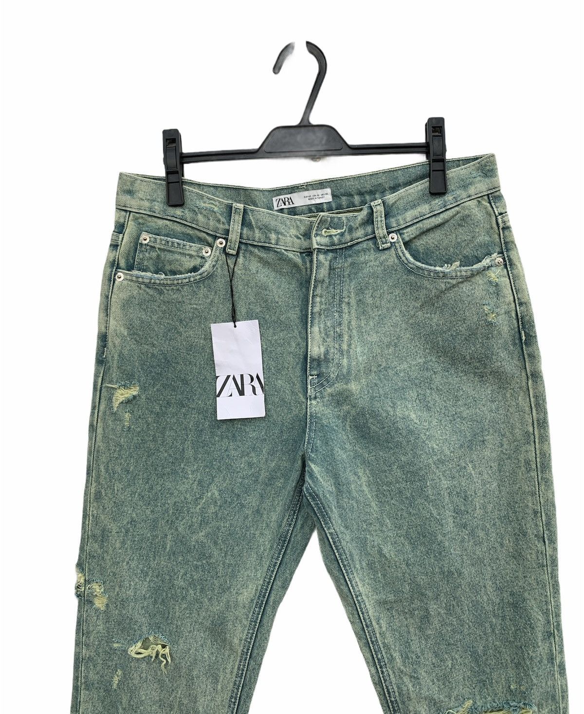 If Six Was Nine × Zara Zara Distressed Denim New With Tag Size US 33 - 2 Thumbnail