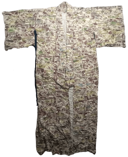 Japanese Brand Kimono Happi Jacket Jacket Tomesode Haori Noragi Size US L / EU 52-54 / 3 - 1 Thumbnail