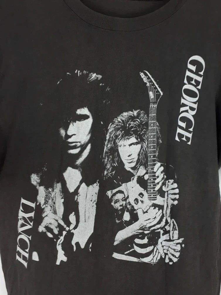 Japanese Brand × Vintage Vintage Sun Faded George & Lynch Full Print Band Tees Size US S / EU 44-46 / 1 - 2 Thumbnail