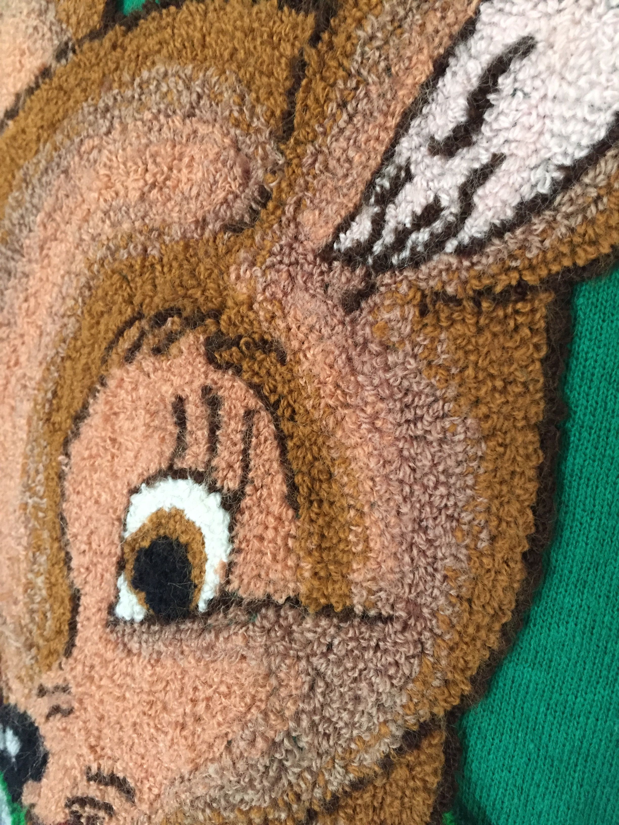 Fruit Of The Loom × Vintage 70's BAMBI Chain stitch 50/50 Cotton/acrylic gucci Size US M / EU 48-50 / 2 - 5 Thumbnail
