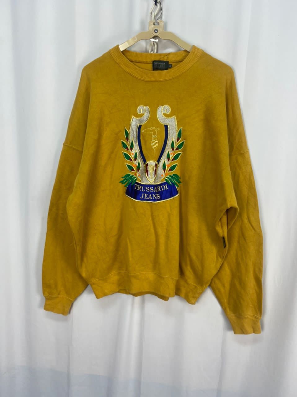 Designer × Trussardi Trussardi jeans embroidered logo sweatshirt Size US XL / EU 56 / 4 - 8 Thumbnail