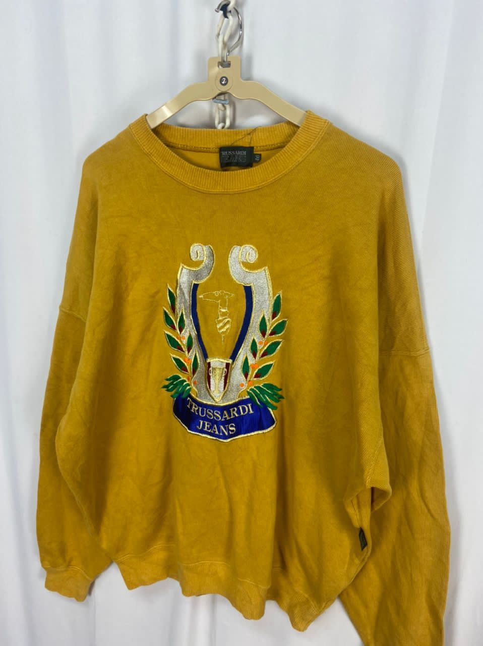 Designer × Trussardi Trussardi jeans embroidered logo sweatshirt Size US XL / EU 56 / 4 - 7 Thumbnail