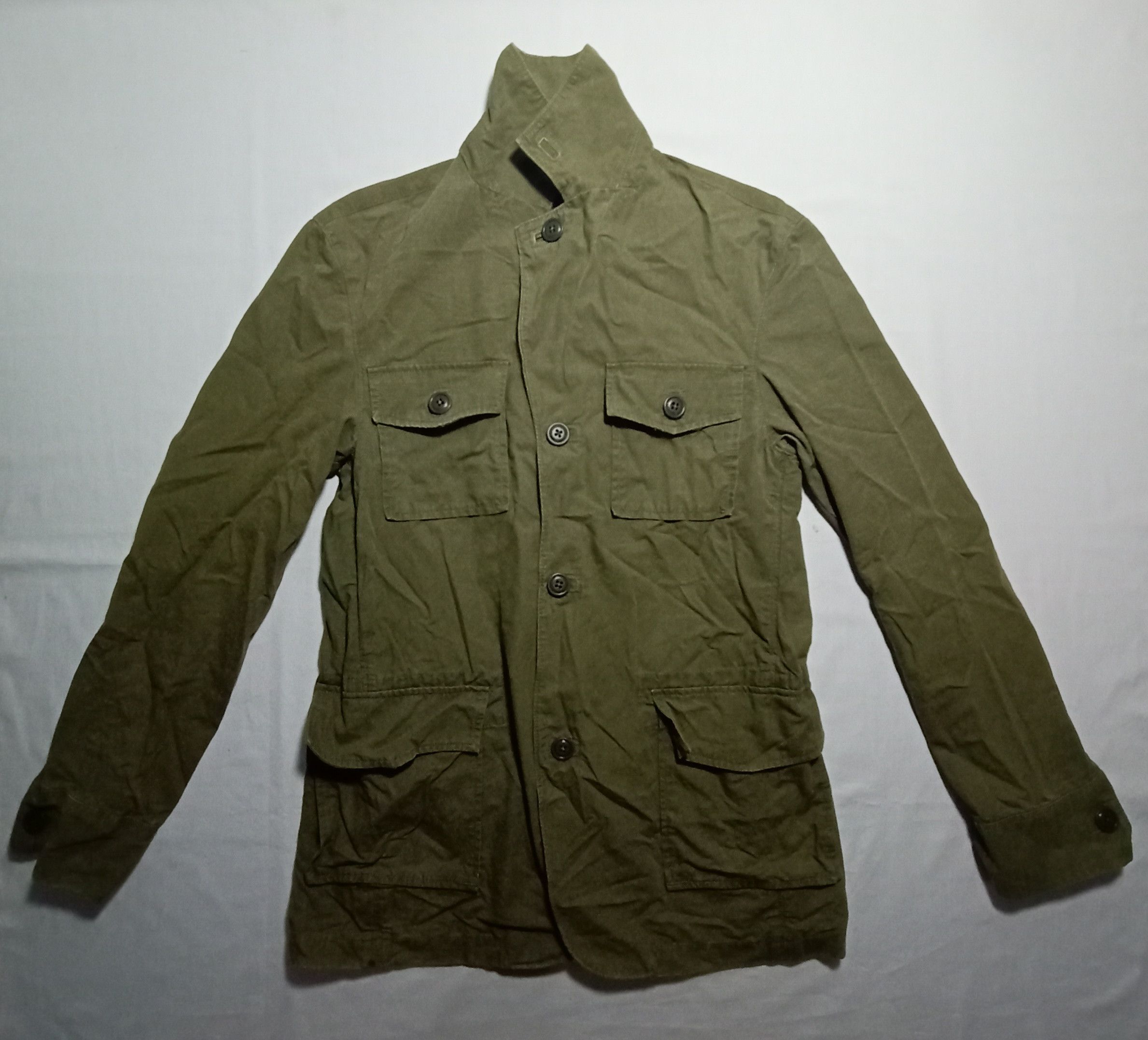 Gap Gap Rare Collection Jacket Military Style Army Workwear Size US S / EU 44-46 / 1 - 1 Thumbnail
