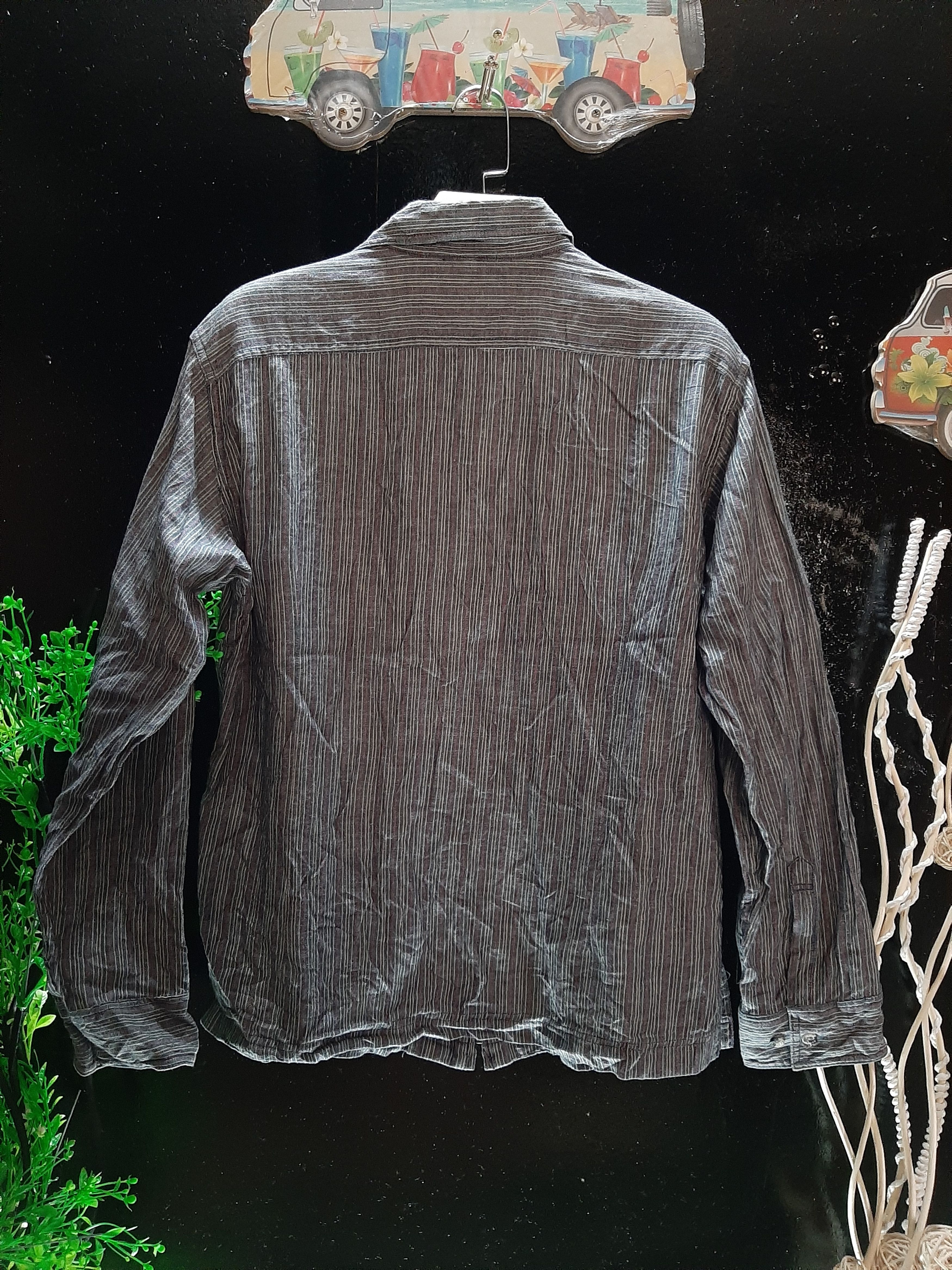 Japanese Brand × Kansai Yamamoto × Vintage VINTAGE KANSAI JEANS SHIRT ZIPPER LONG SLEEVE Size US M / EU 48-50 / 2 - 5 Thumbnail