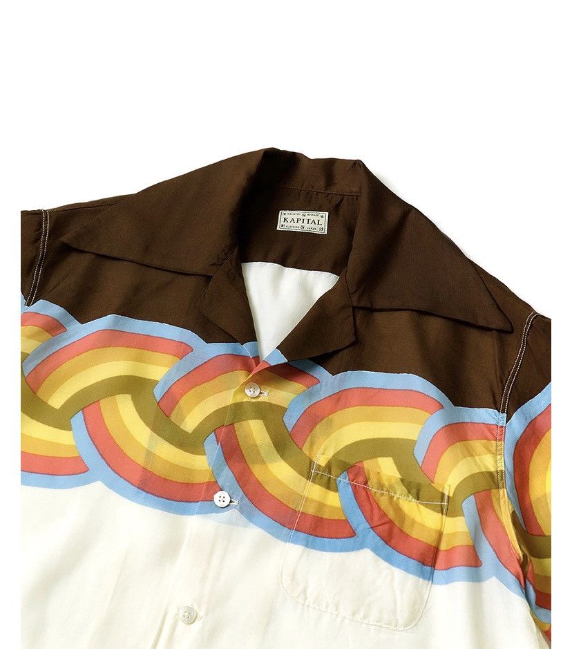 Kapital Kapital silk rayon rainbow aloha shirts size 4 Size US XL / EU 56 / 4 - 4 Thumbnail