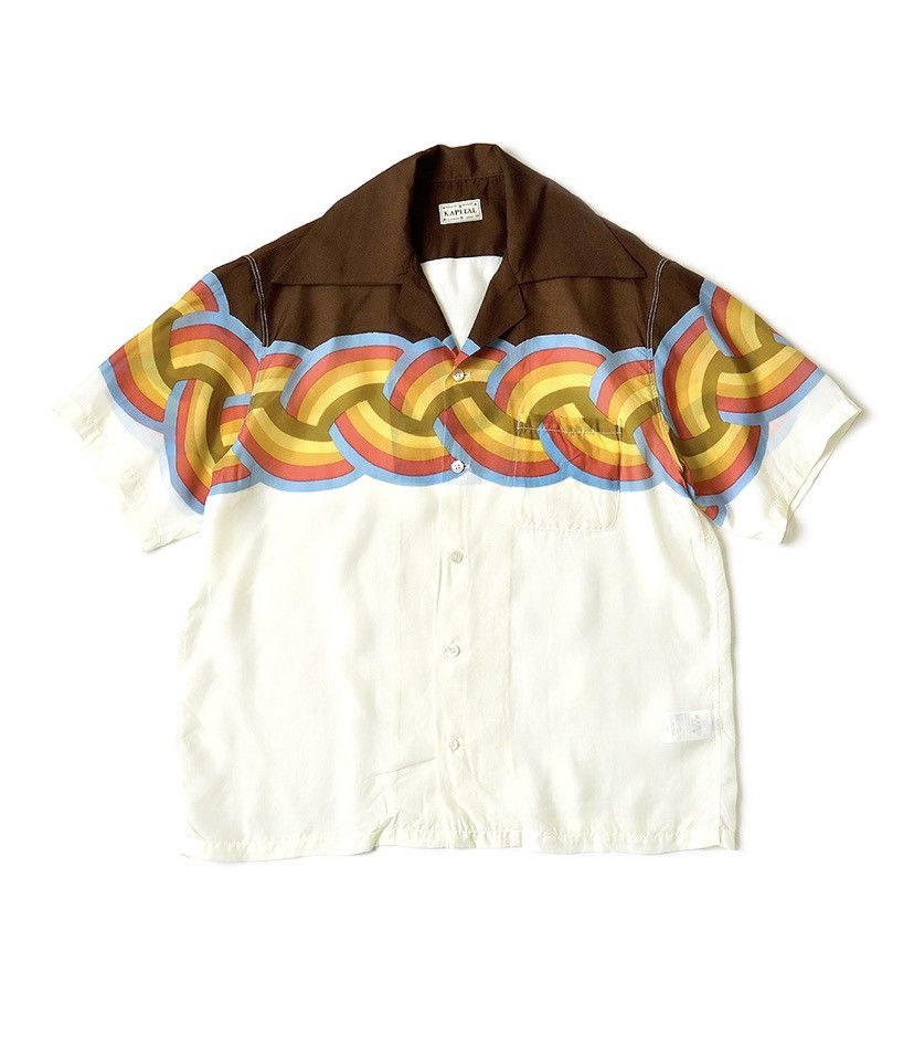 Kapital Kapital silk rayon rainbow aloha shirts size 4 Size US XL / EU 56 / 4 - 1 Thumbnail