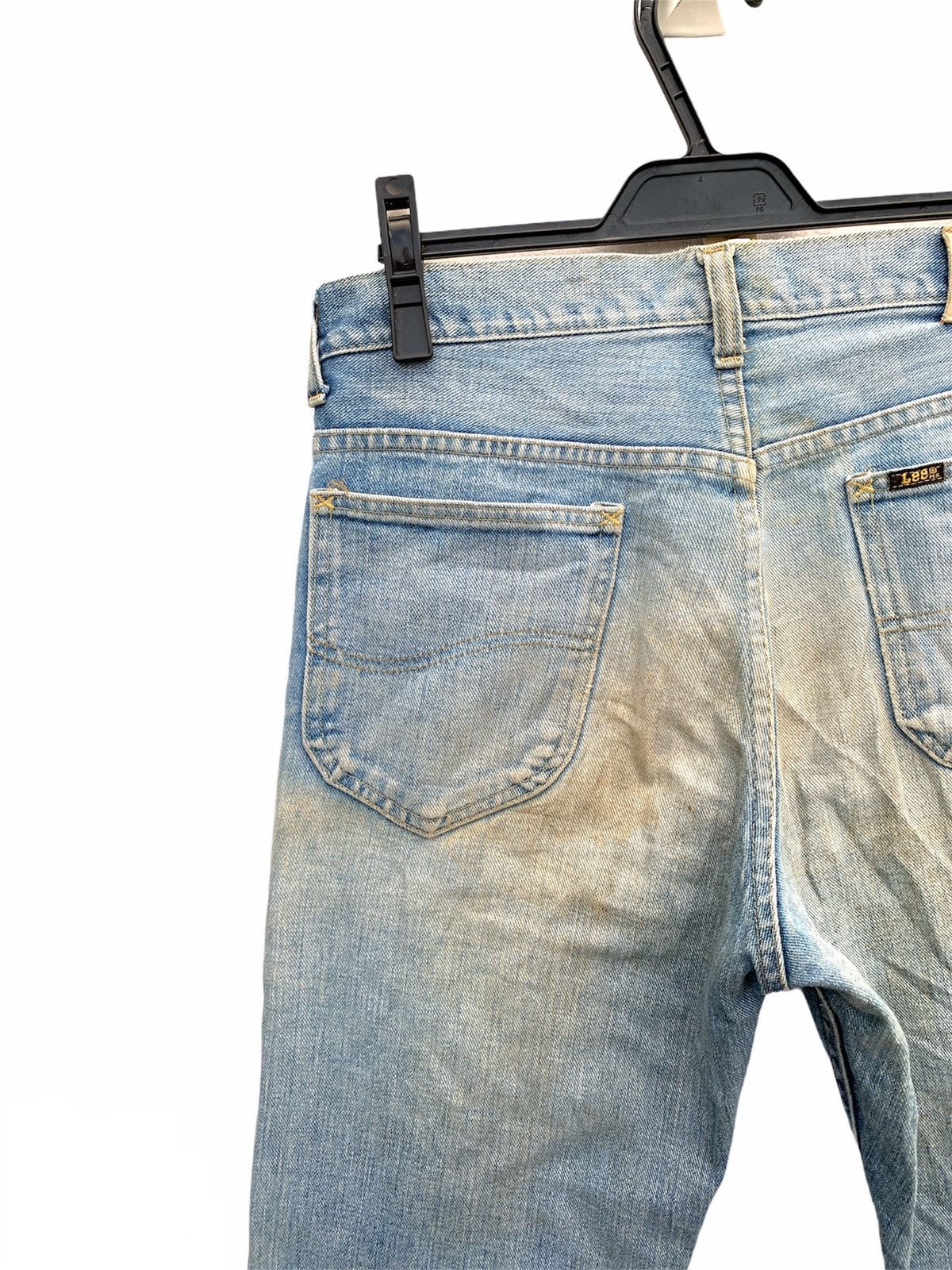 Lee × Vintage Vintage Lee Raiders Distressed Denim Blue Pants Size US 30 / EU 46 - 10 Thumbnail