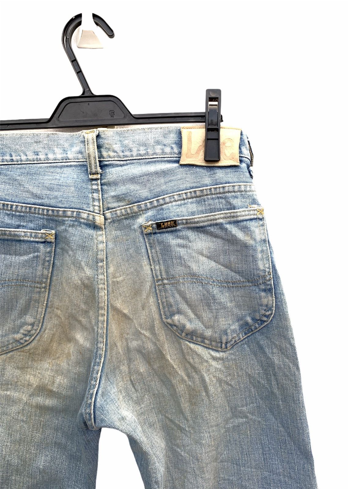 Lee × Vintage Vintage Lee Raiders Distressed Denim Blue Pants Size US 30 / EU 46 - 11 Thumbnail