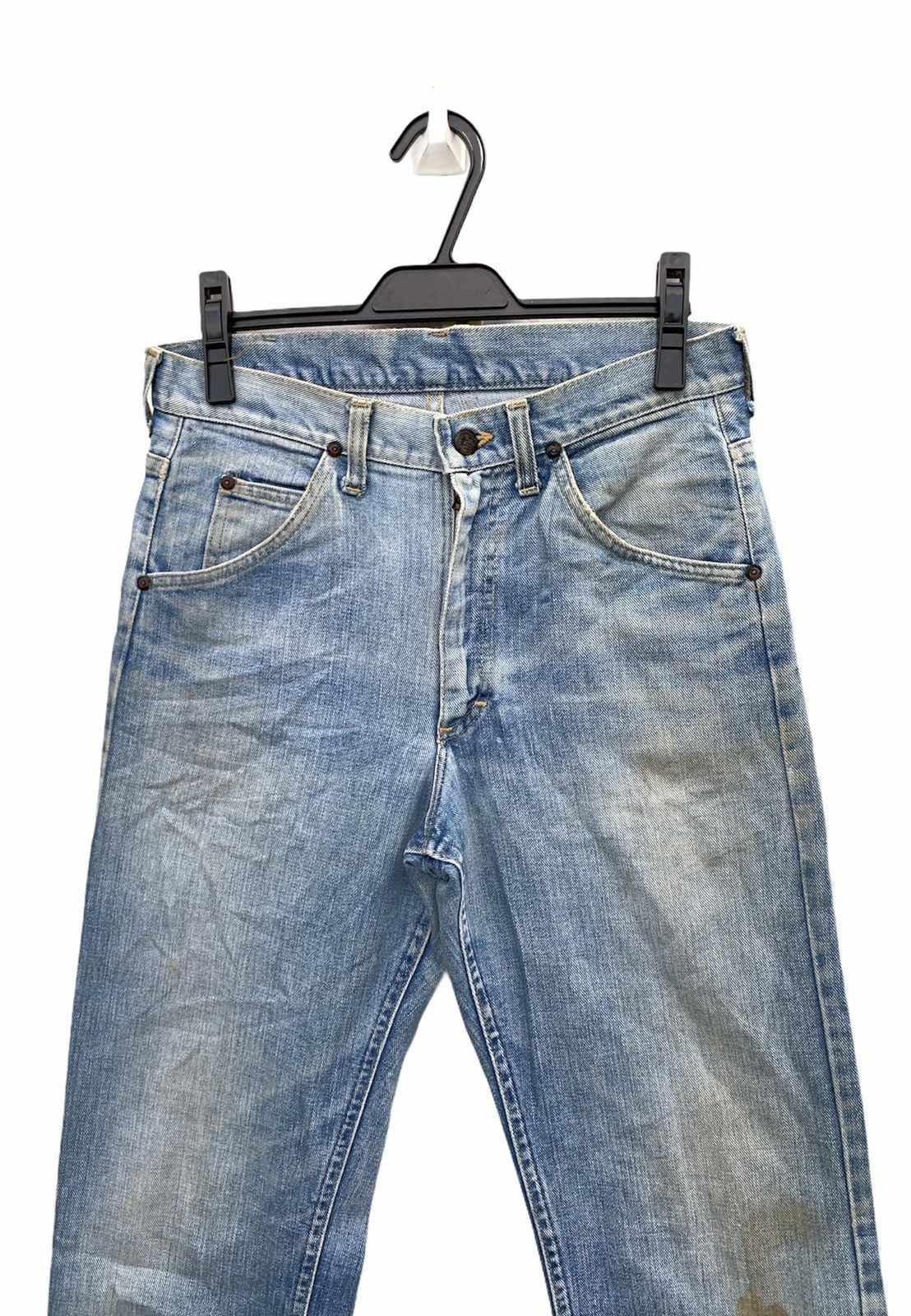 Lee × Vintage Vintage Lee Raiders Distressed Denim Blue Pants Size US 30 / EU 46 - 3 Thumbnail