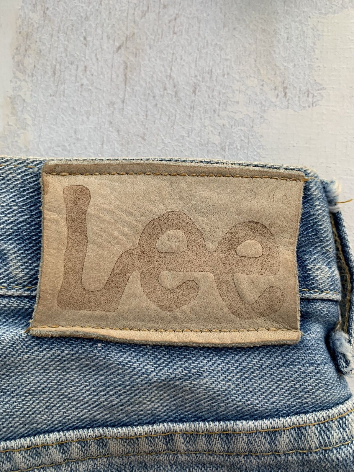 Lee × Vintage Vintage Lee Raiders Distressed Denim Blue Pants Size US 30 / EU 46 - 20 Thumbnail
