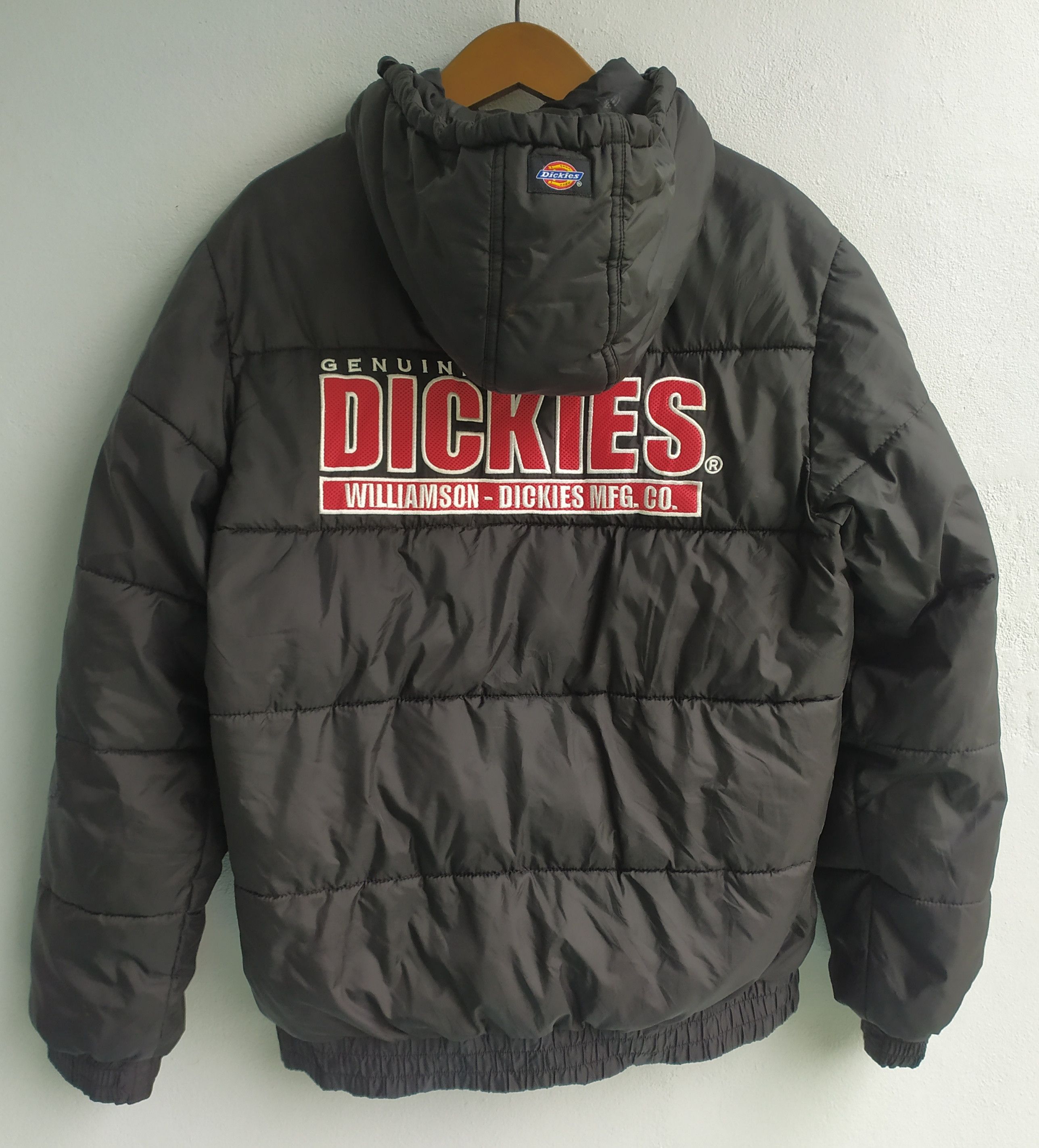 Vintage Dickies Puffer Hoodie Jacket