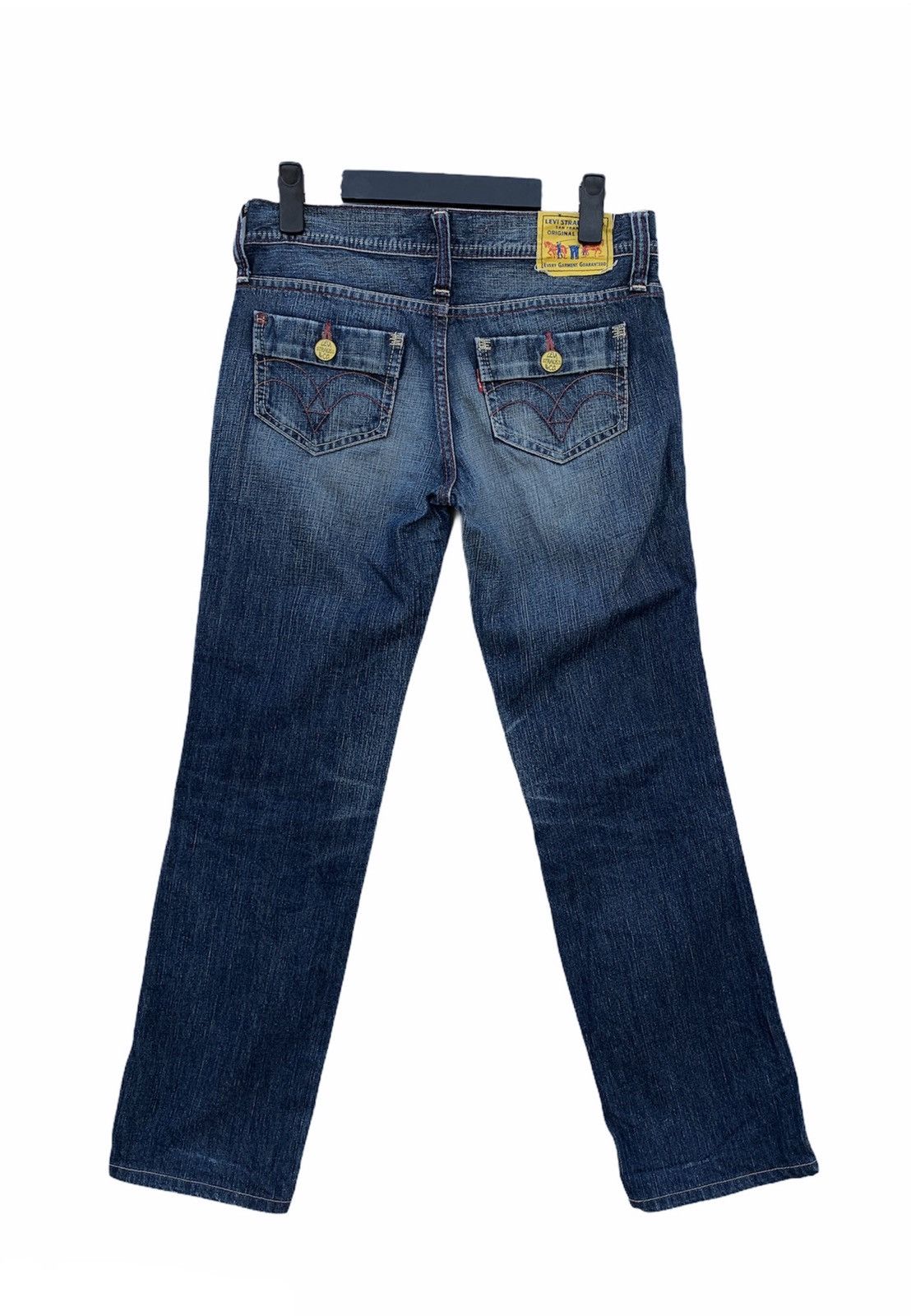 Levi's × Vintage Vintage Levis Strauss.co Distressed Denim Jeans Tag Yellow Size US 30 / EU 46 - 9 Thumbnail