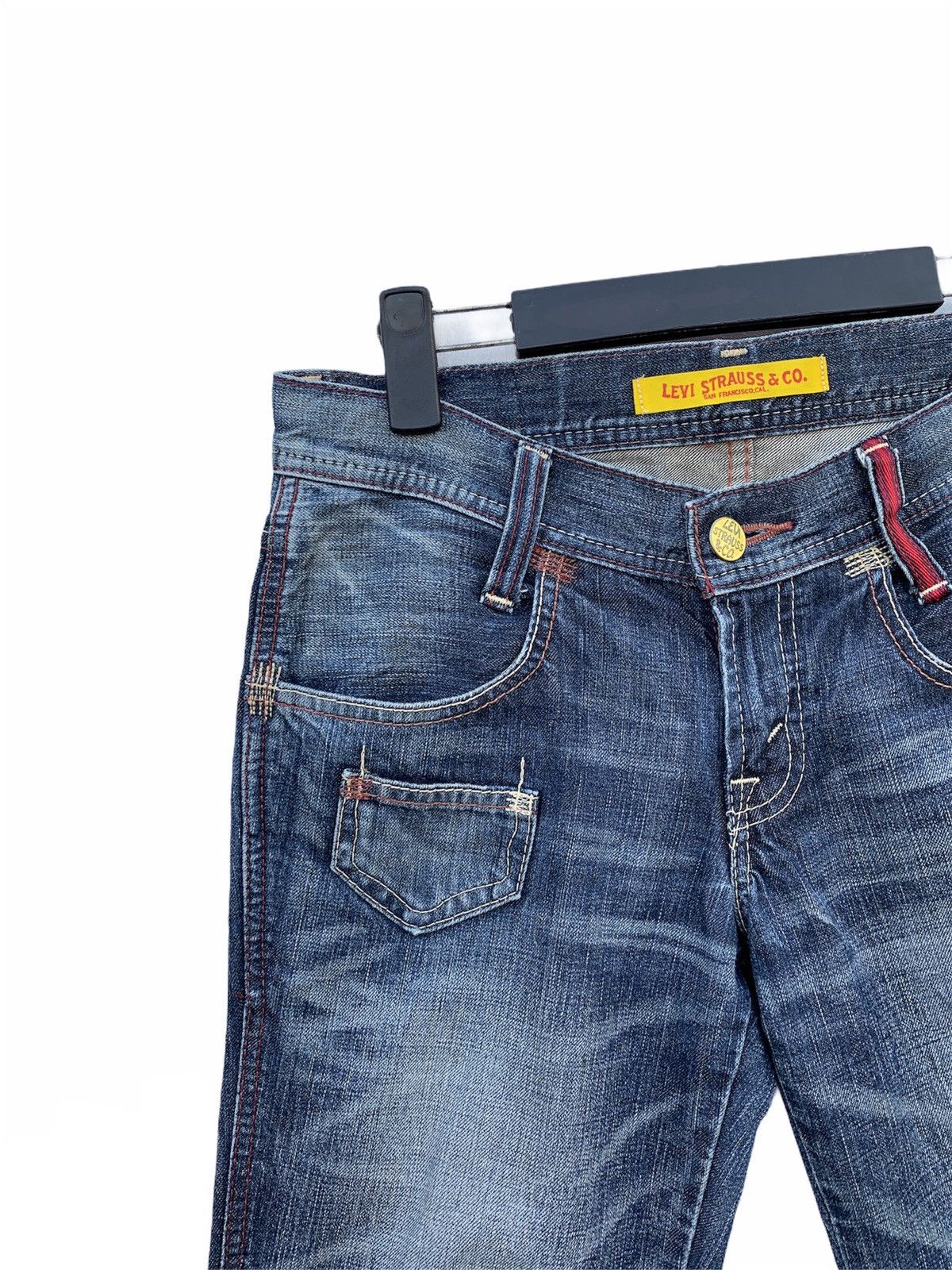 Levi's × Vintage Vintage Levis Strauss.co Distressed Denim Jeans Tag Yellow Size US 30 / EU 46 - 4 Thumbnail