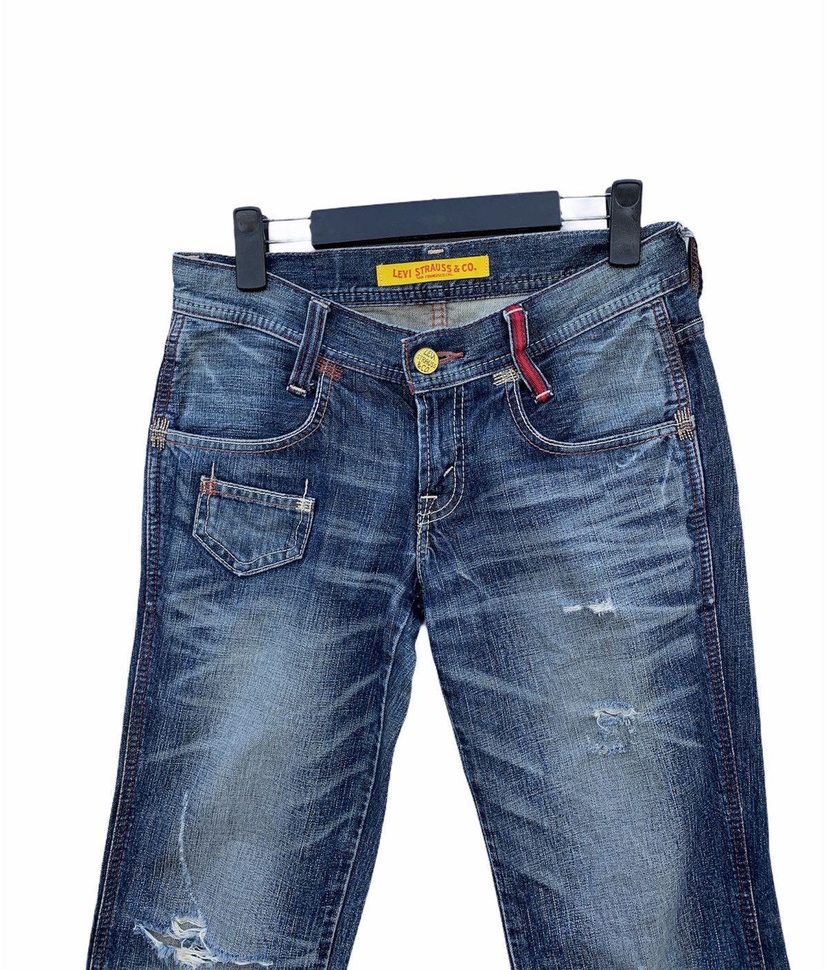 Levi's × Vintage Vintage Levis Strauss.co Distressed Denim Jeans Tag Yellow Size US 30 / EU 46 - 2 Thumbnail