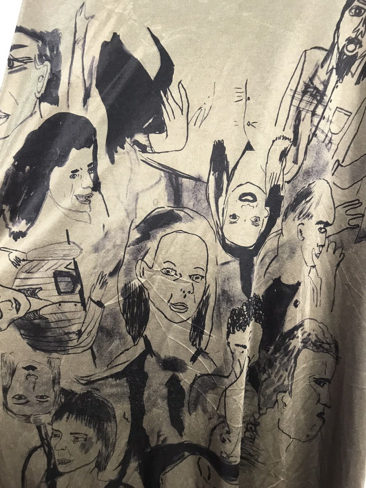 Designer × Japanese Brand Guell mustard tanktop dress art printed Size M / US 6-8 / IT 42-44 - 7 Thumbnail