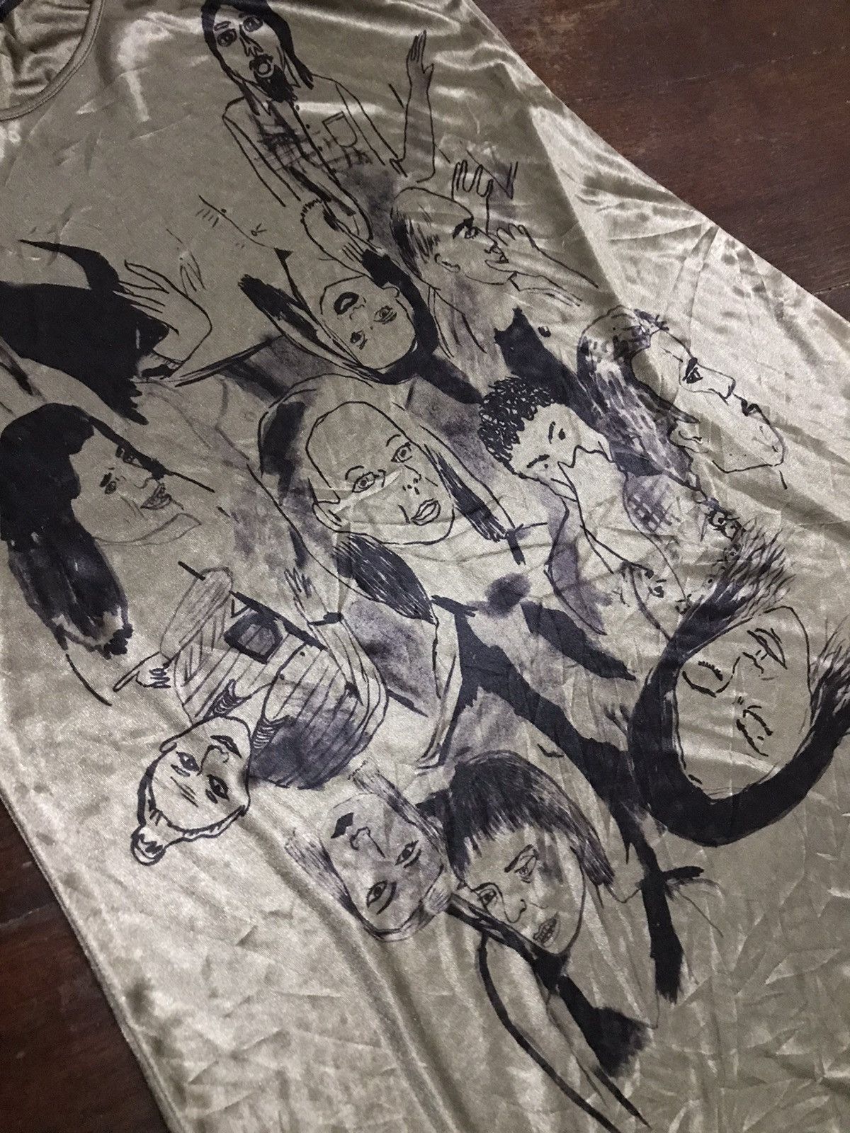 Designer × Japanese Brand Guell mustard tanktop dress art printed Size M / US 6-8 / IT 42-44 - 3 Thumbnail