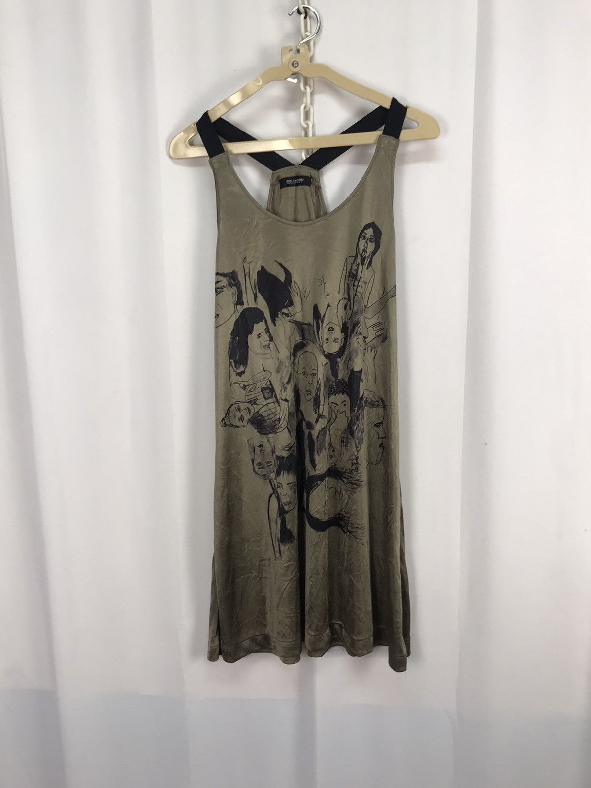 Designer × Japanese Brand Guell mustard tanktop dress art printed Size M / US 6-8 / IT 42-44 - 9 Thumbnail