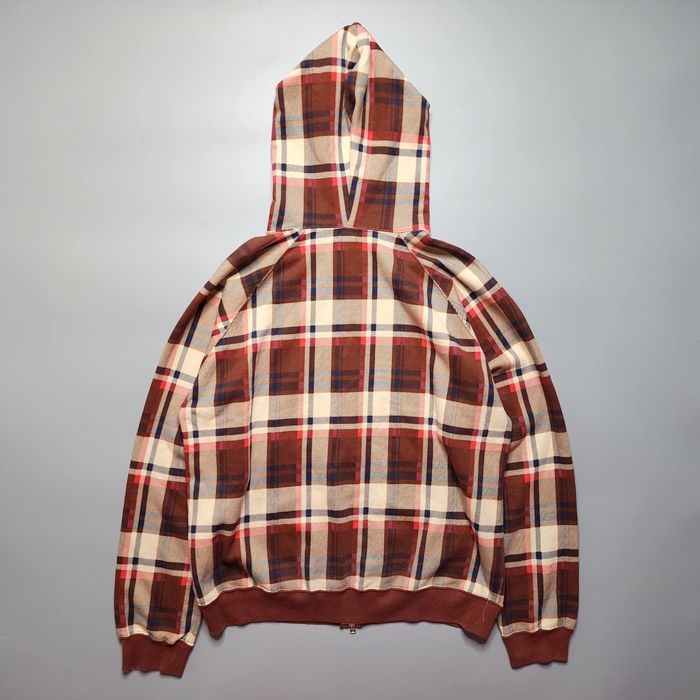 Burberry plaid hoodie hot sale